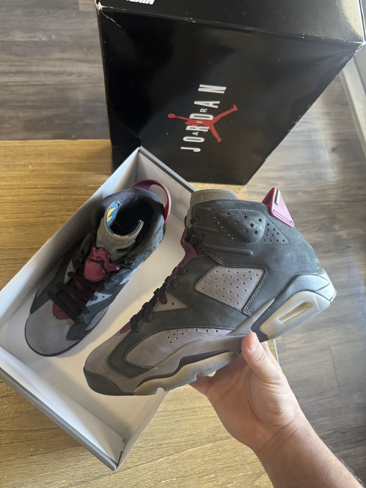 Jordan Brand Jordan 6 Bordeaux 2015 Sz 10 Size US 10 / EU 43 - 9 Thumbnail