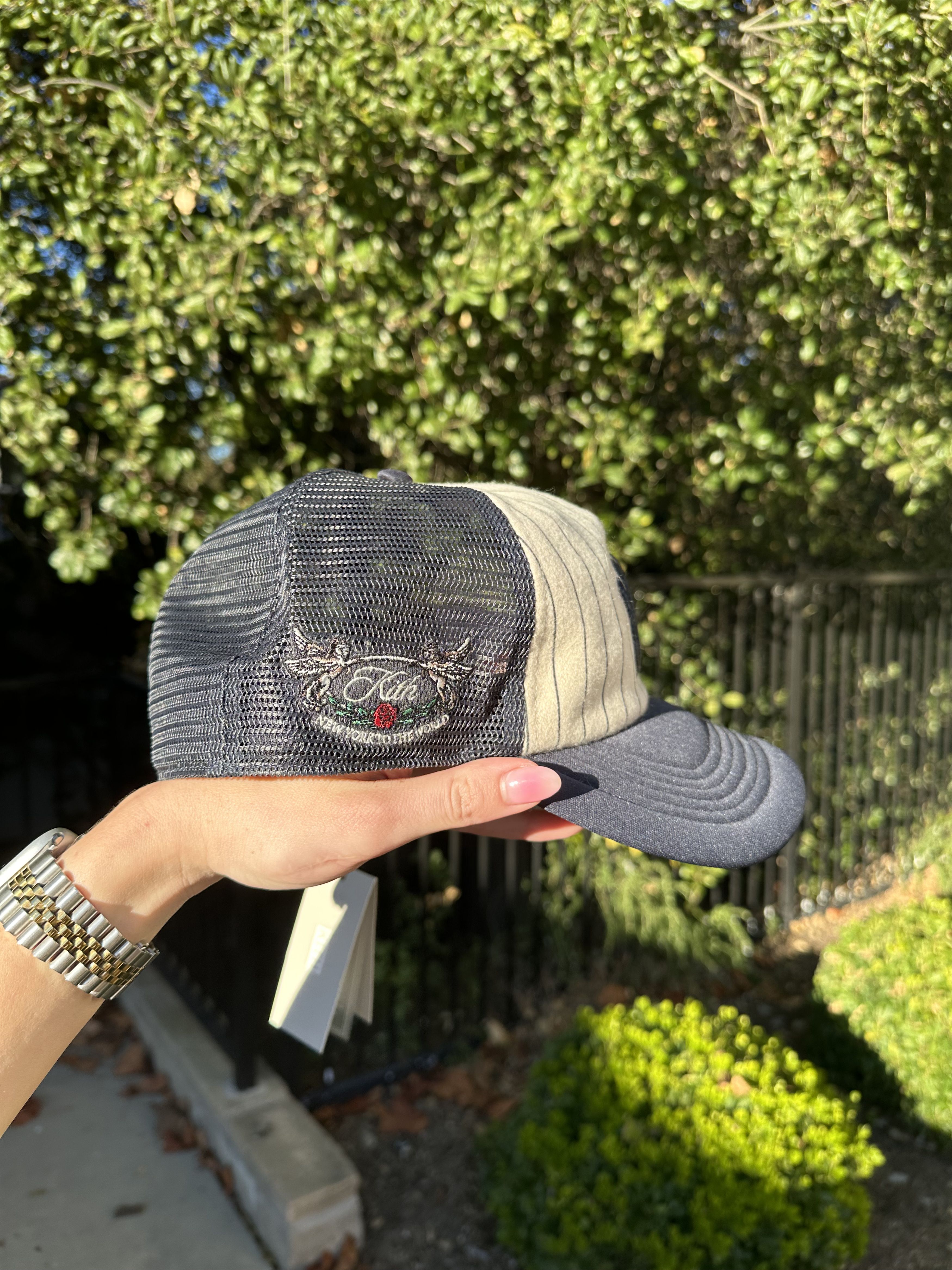 47 Brand × Kith Kith X '47 Yankees LS Trucker Hat - XL (7 3/8 - 7 5/8) Size ONE SIZE - 2 Thumbnail