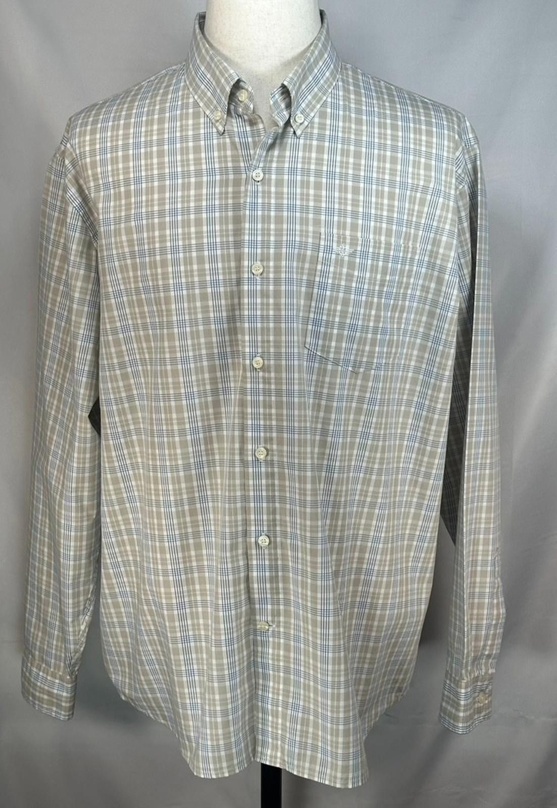Dockers Dockers Cotton/Polyester Button Up Men's Brown XL Size US XL / EU 56 / 4 - 1 Thumbnail
