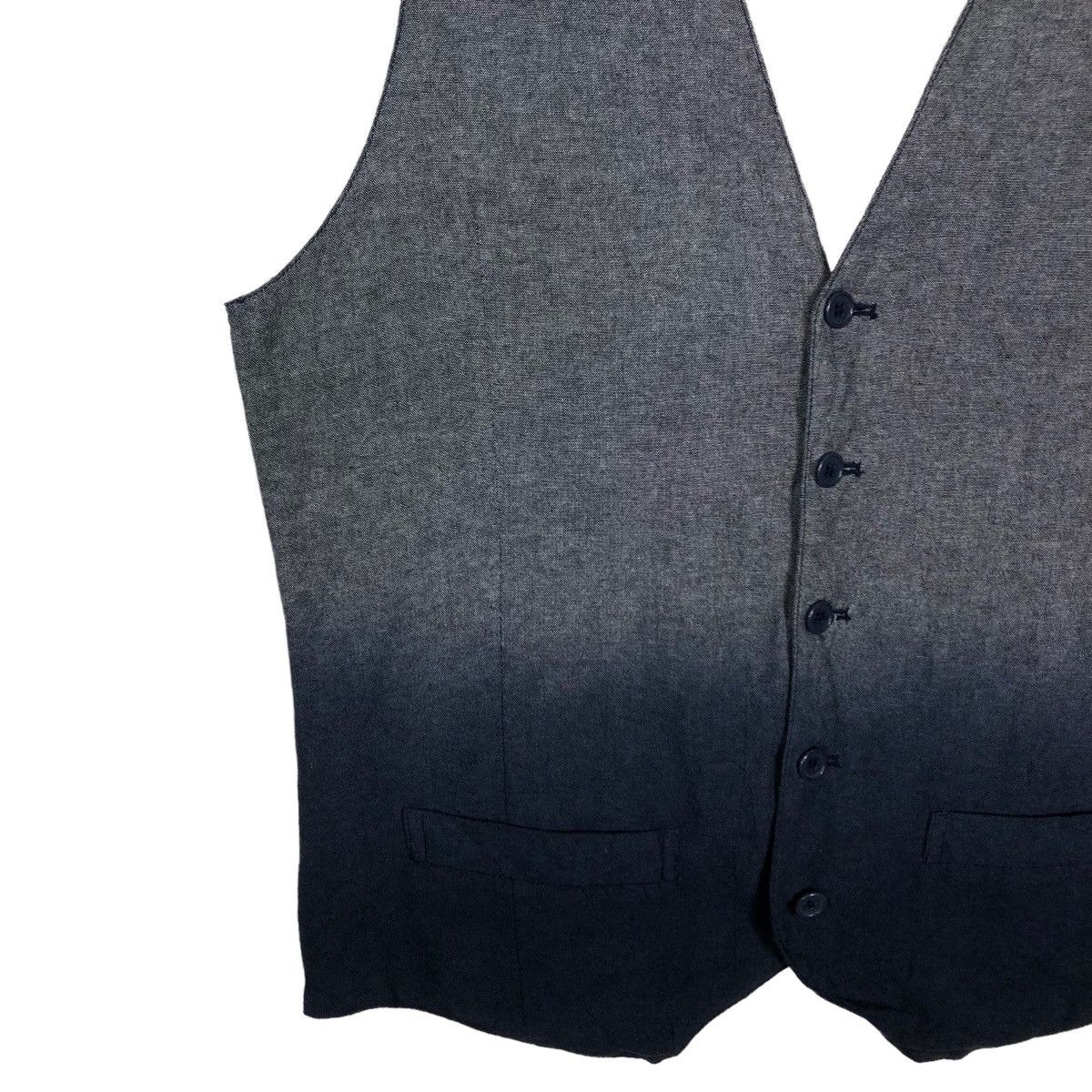 Japanese Brand 🔥2 Tones Vest Color Mix Semantic Design Issey Miyake Japan Size US L / EU 52-54 / 3 - 3 Thumbnail