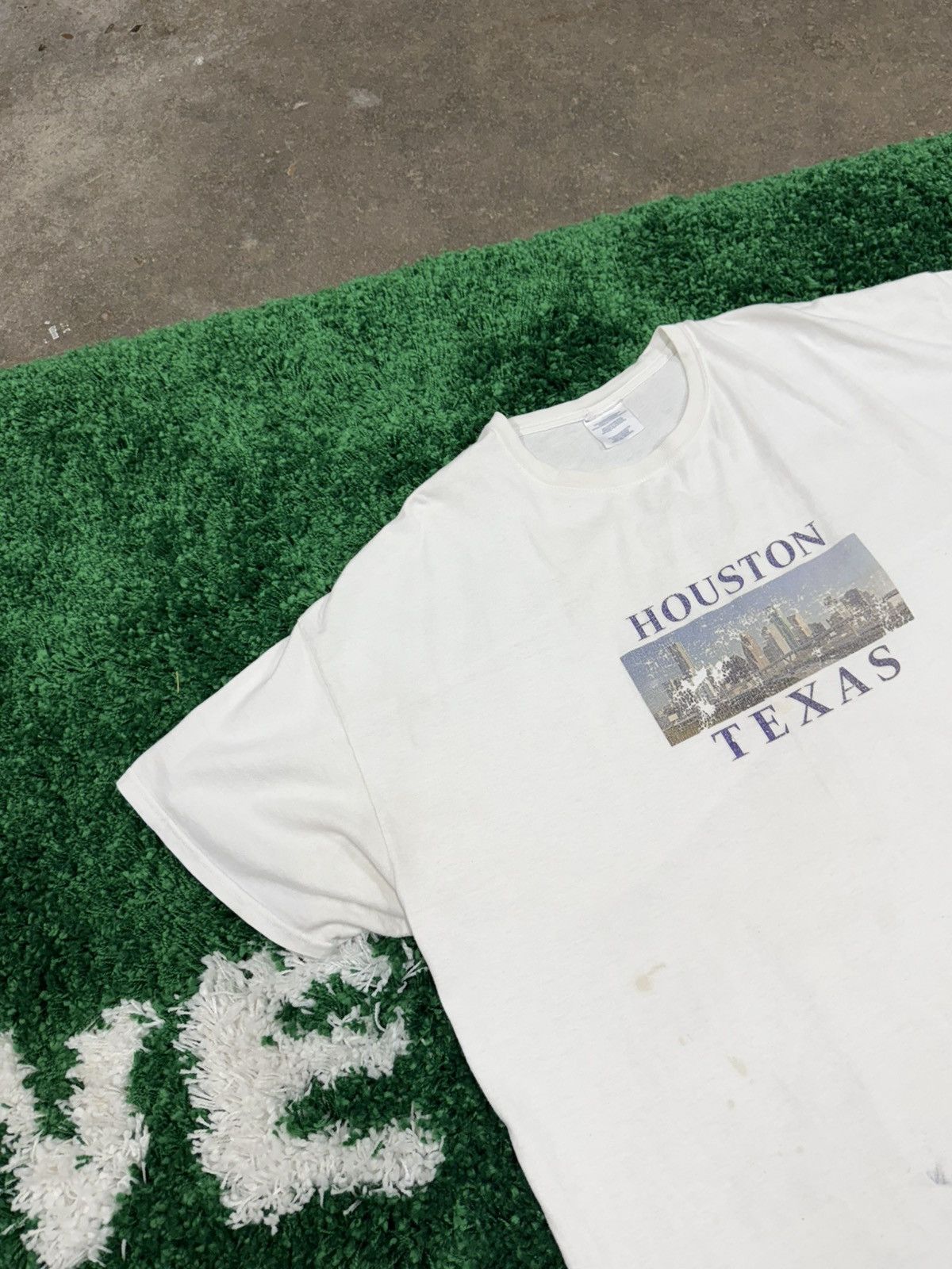 Vintage Vintage Houston Texas City Tee White 3XL XXXL Size US XXL / EU 58 / 5 - 2 Thumbnail