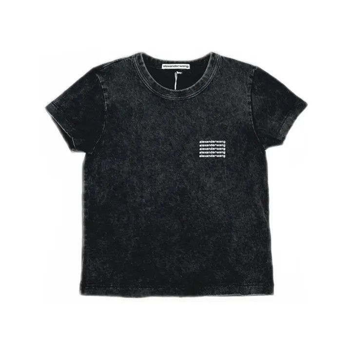 Alexander Wang Alexander Wang Black Washed Short Sleeve T-Shirt - Size XXS / US 00 / IT 34 - 2 Thumbnail