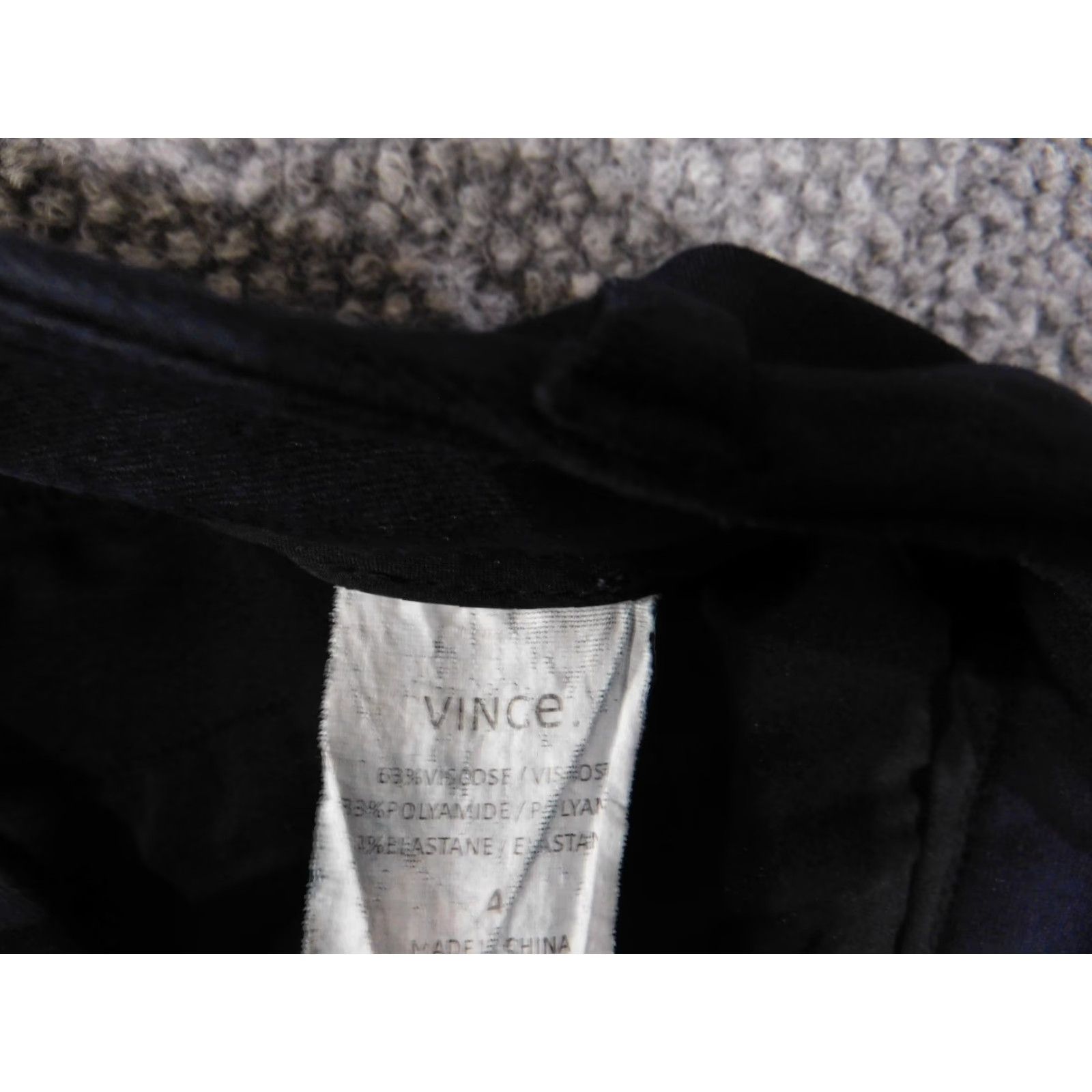 Vince Vince Pants Womens 4 Blue Slim Stretch Ankle Zip Pockets Shirt? Size 27" / US 4 / IT 40 - 6 Thumbnail
