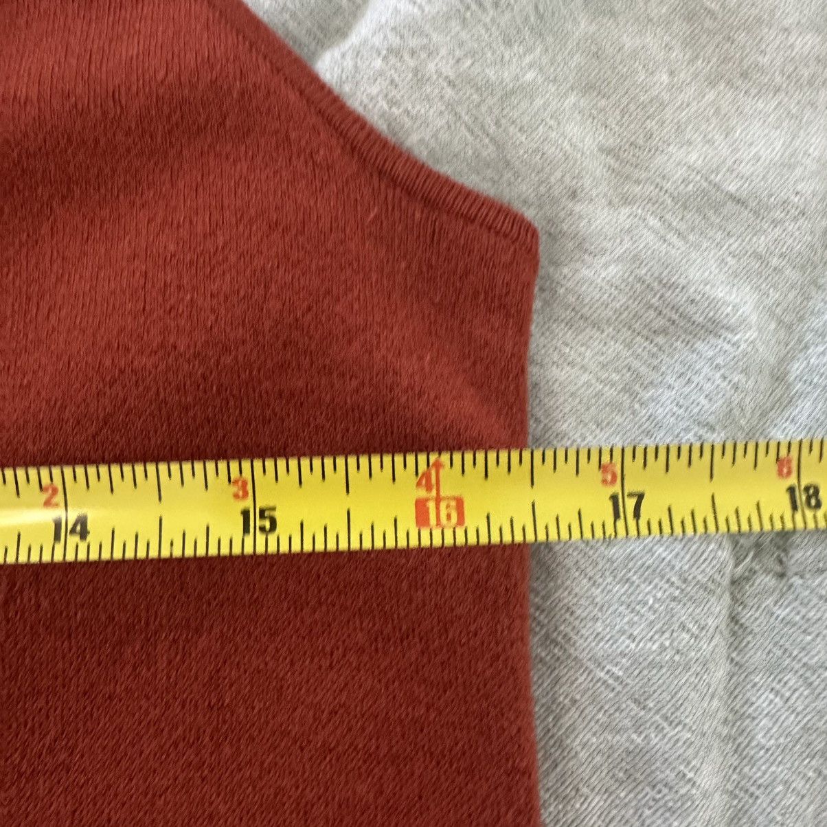 Magaschoni Magaschoni Women’s Cashmere & Silk Orange Tank Bodycon Dress Size S / US 4 / IT 40 - 5 Thumbnail