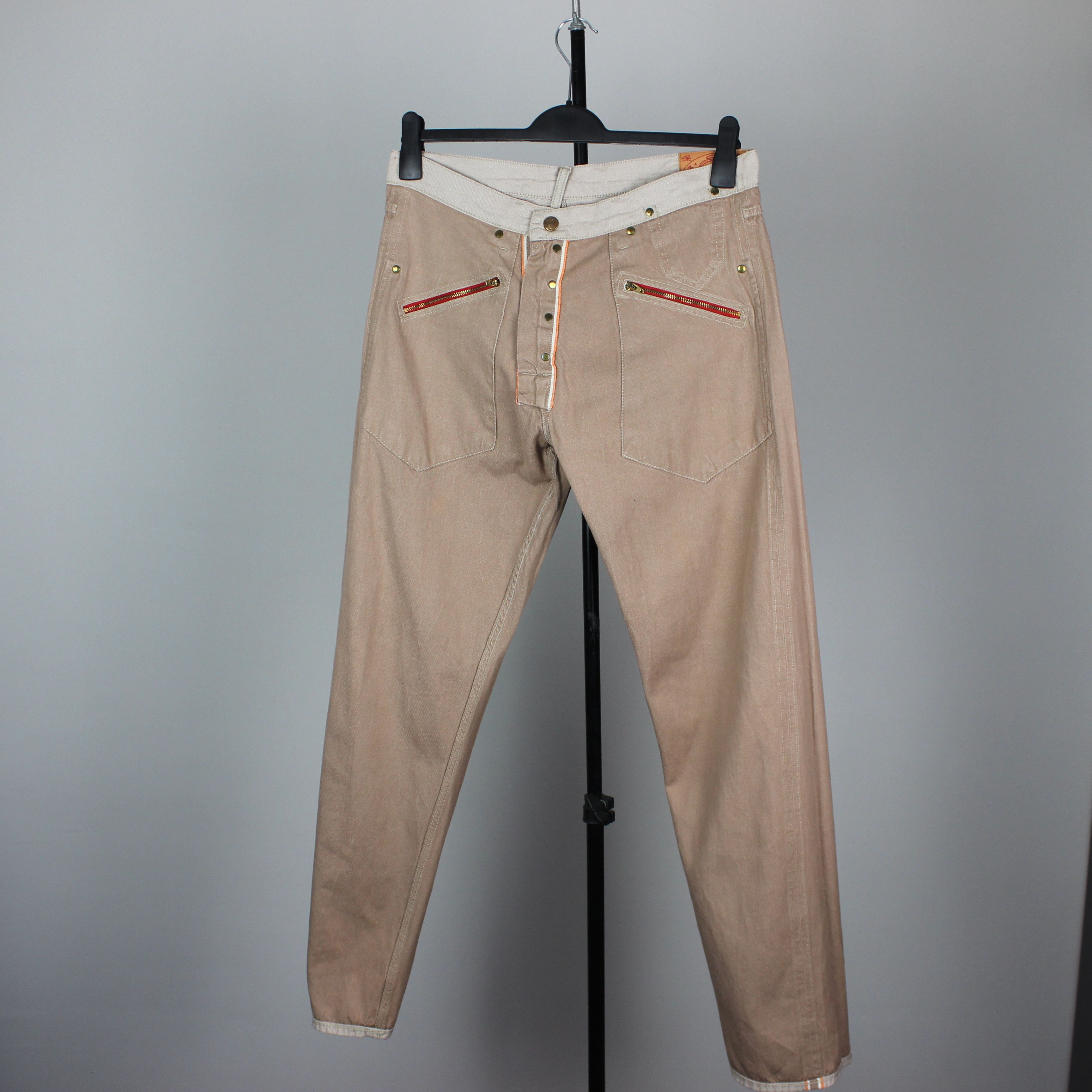 Evisu Evisu Double Sided Vintage Jeans Made In Italy Size 34 Size US 34 / EU 50 - 16 Thumbnail