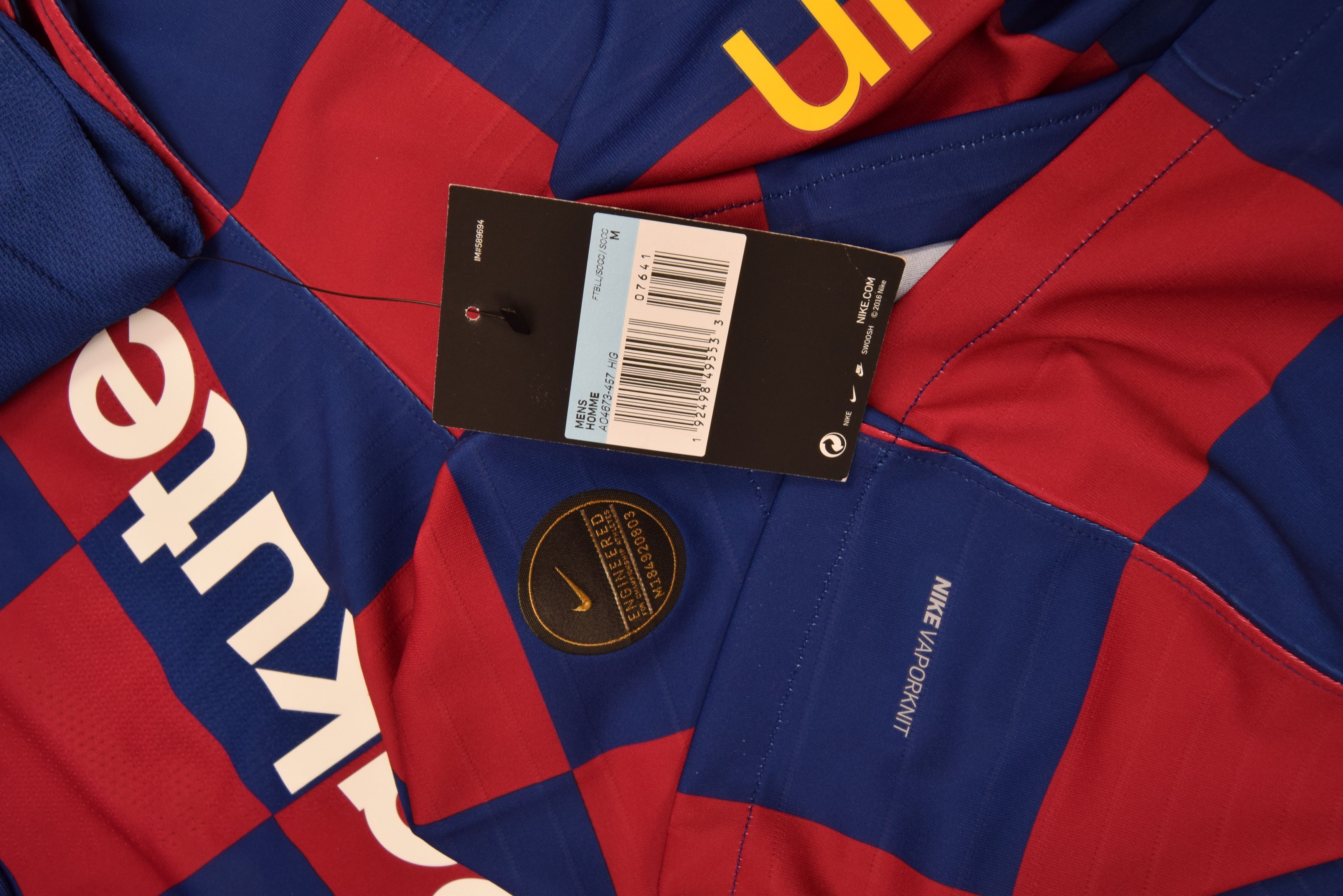 Nike FC Barcelona Nike 2019 - 2020 Player's Issue Home Shirt Size US M / EU 48-50 / 2 - 8 Thumbnail
