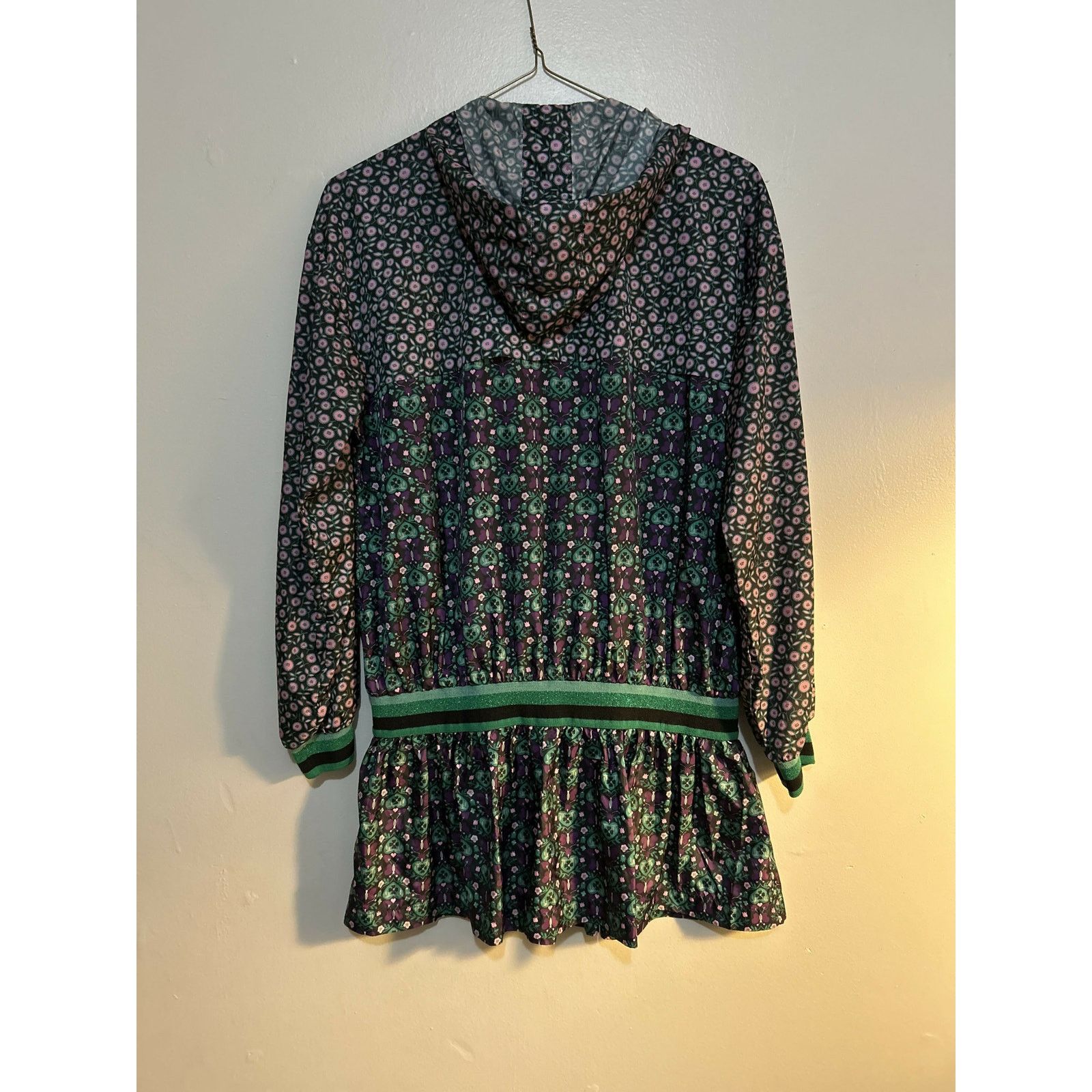 Anna Sui Anna Sui Pocket Full of Posies Floral Hooded Windbreaker M Size M / US 6-8 / IT 42-44 - 4 Thumbnail