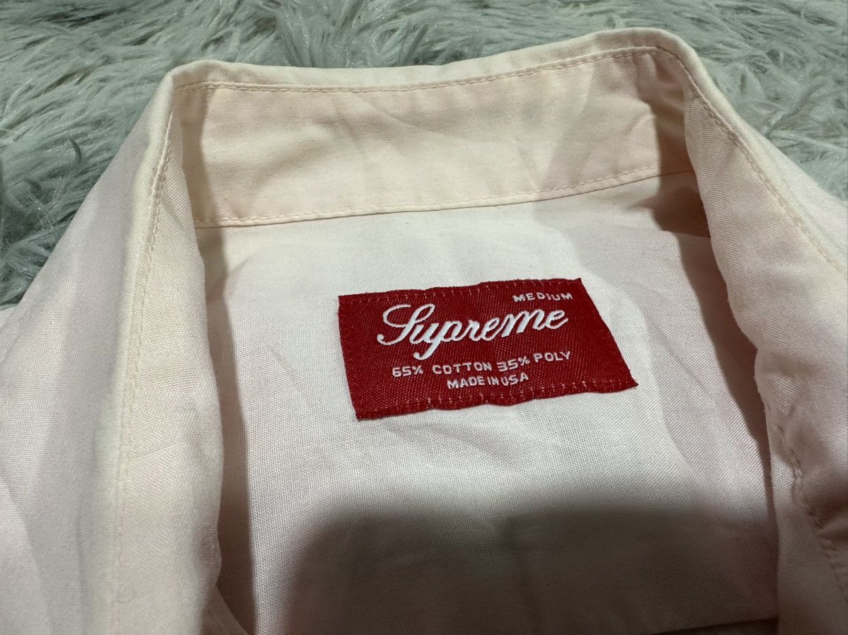 Supreme 🔥Supreme Guayabera Shirt 4 Pockets Pastel Pink Short Sleeve Size US M / EU 48-50 / 2 - 10 Thumbnail