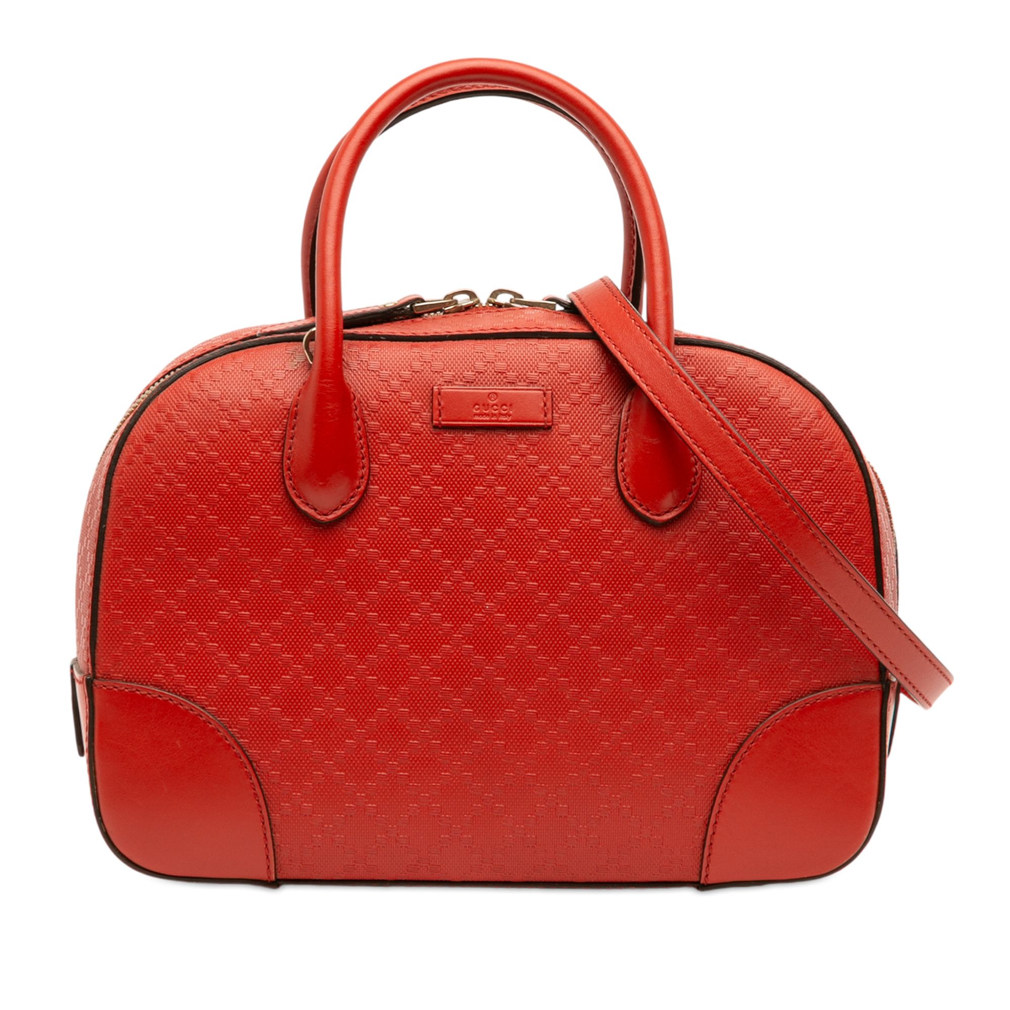 Gucci Gucci Diamante Bright Leather Satchel Size ONE SIZE - 1 Thumbnail
