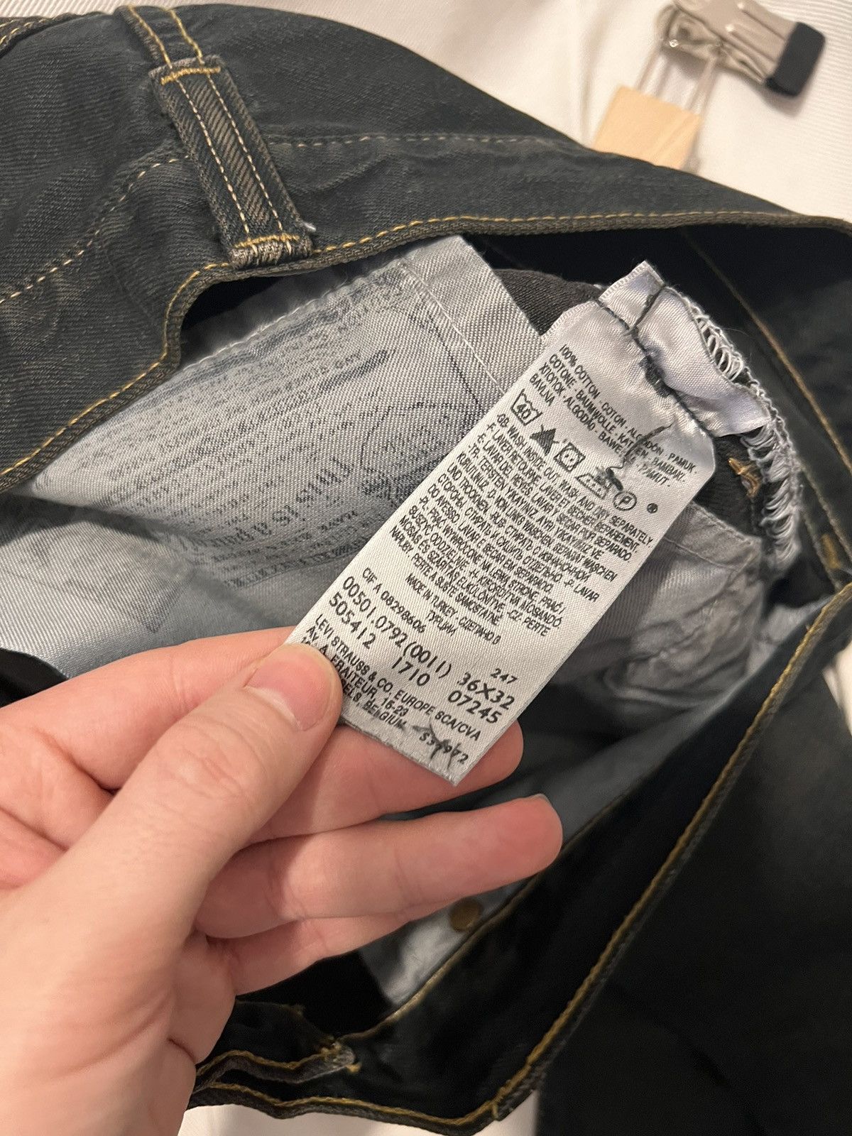 Levi's Levi’s 501 36x32 dirty washed damaged grunge flared jeans Size US 36 / EU 52 - 10 Thumbnail