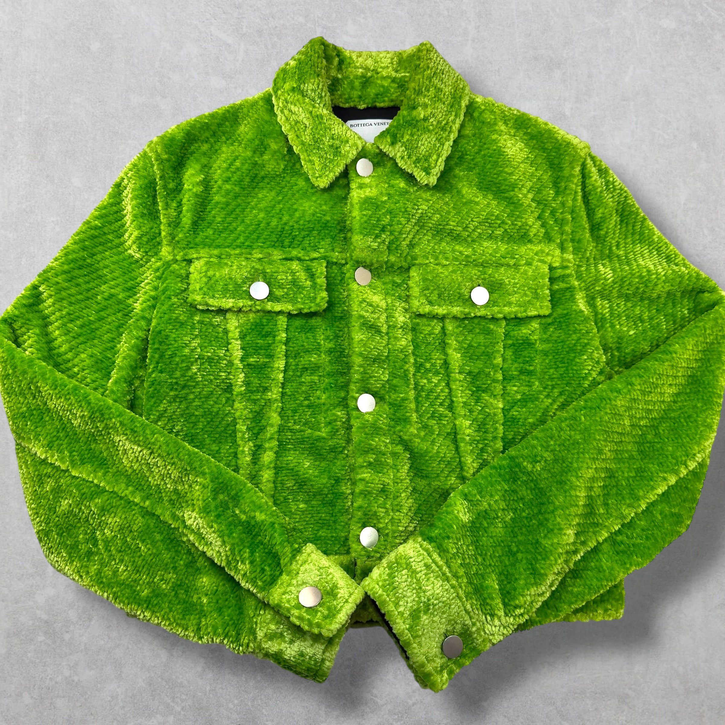 Bottega Veneta Bottega Veneta Chenille Corduroy Cropped Jacket 50 (L) Size US L / EU 52-54 / 3 - 1 Thumbnail