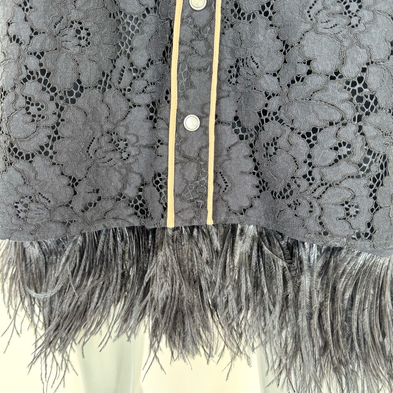 No. 21 No. 21 Women dress with feathers size 46IT or 10US 2500$ Size L / US 10 / IT 46 - 5 Thumbnail