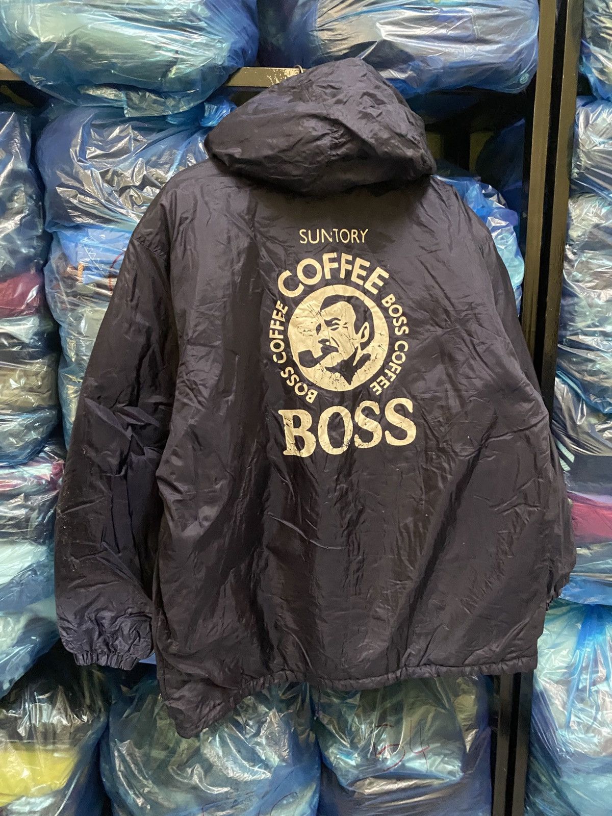 Other VINTAGE SUNTORY COFFEE BOSS WINDBREAKER Size US M / EU 48-50 / 2 - 7 Thumbnail