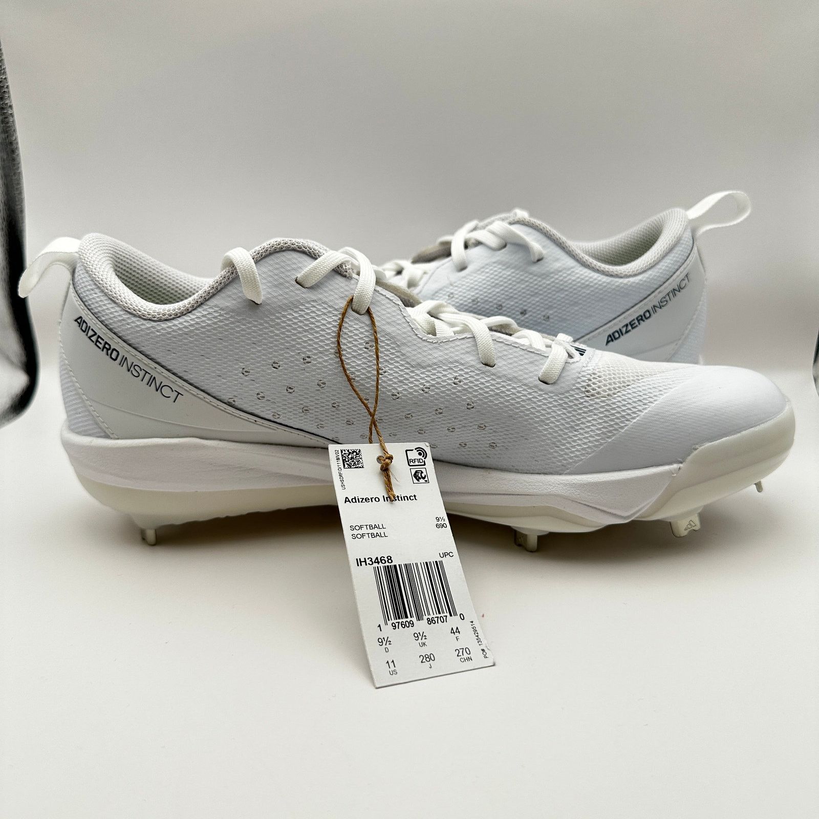 Adidas Adidas Womens Size 11 Softball Shoes Adizero Instinct IH3468 Size US 11 / IT 41 - 5 Thumbnail