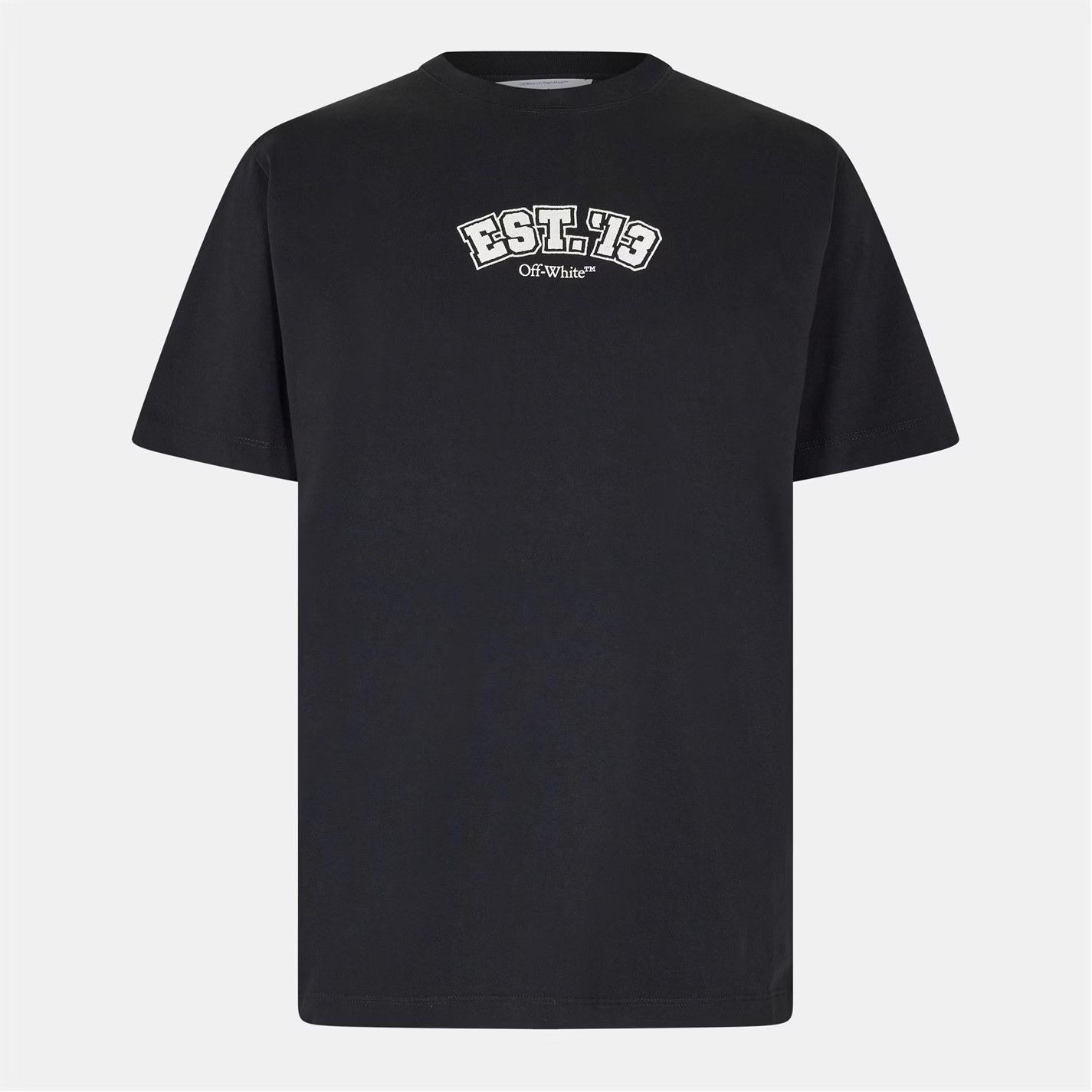Off-White o1g2r1mq0226 Regular Fit T-Shirt In Black Size US XS / EU 42 / 0 - 1 Thumbnail