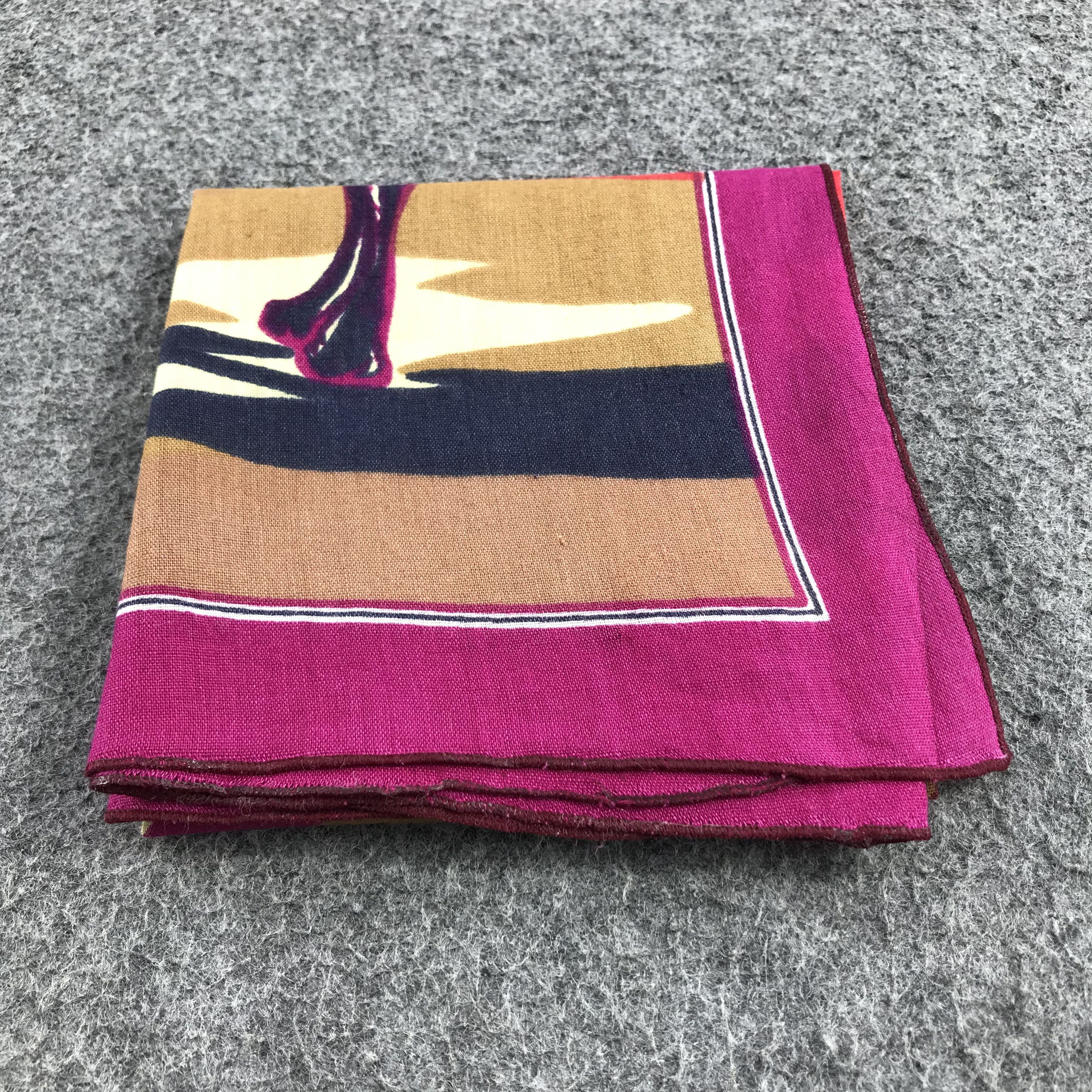Camel Camel Vintage Handkerchief Neckerchief Bandana H1302 Size ONE SIZE - 4 Thumbnail