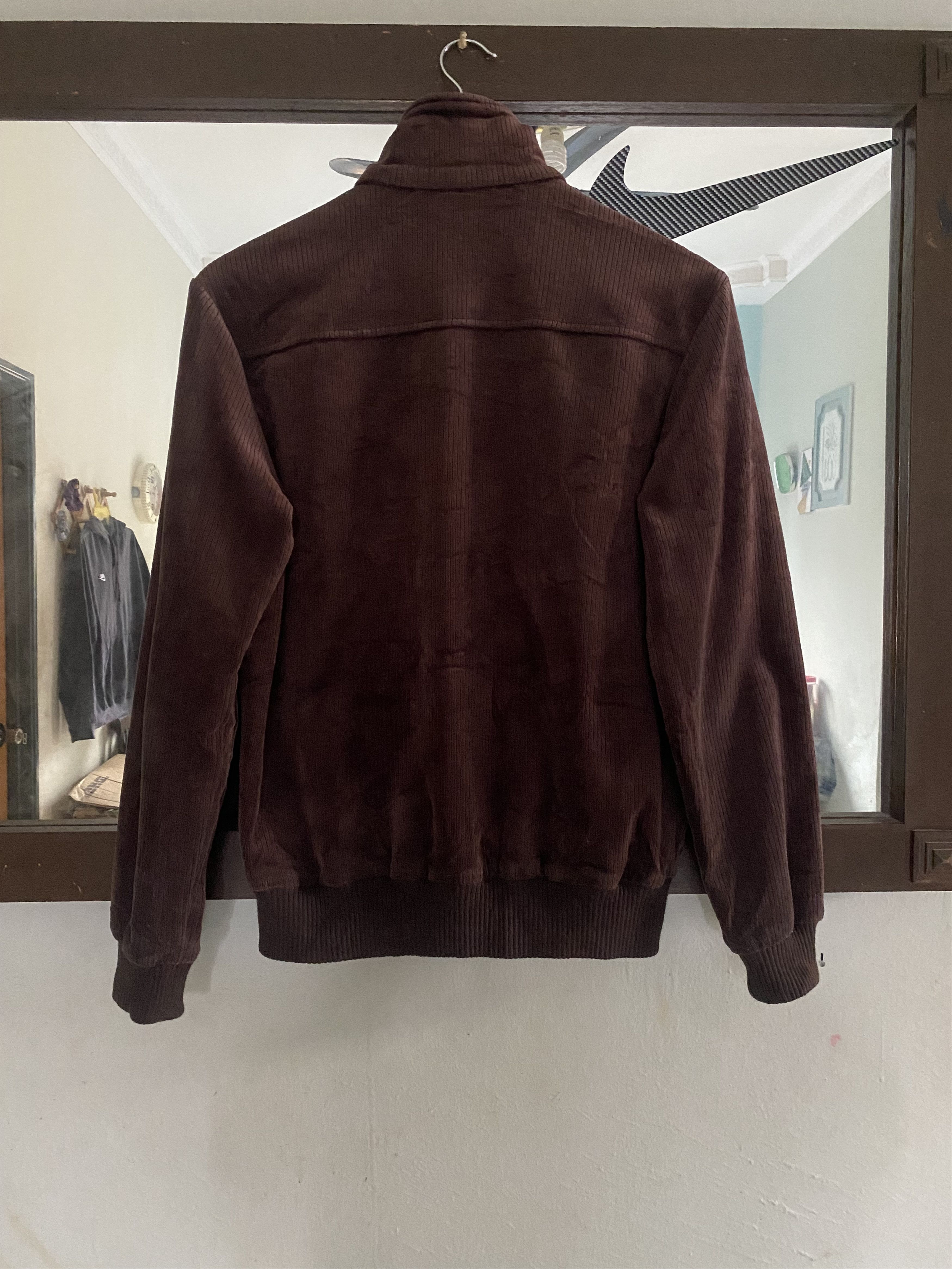 Adidas × Japanese Brand × Vintage Vintage 80s Adidas Velvet Brown Jacket Size US M / EU 48-50 / 2 - 5 Thumbnail