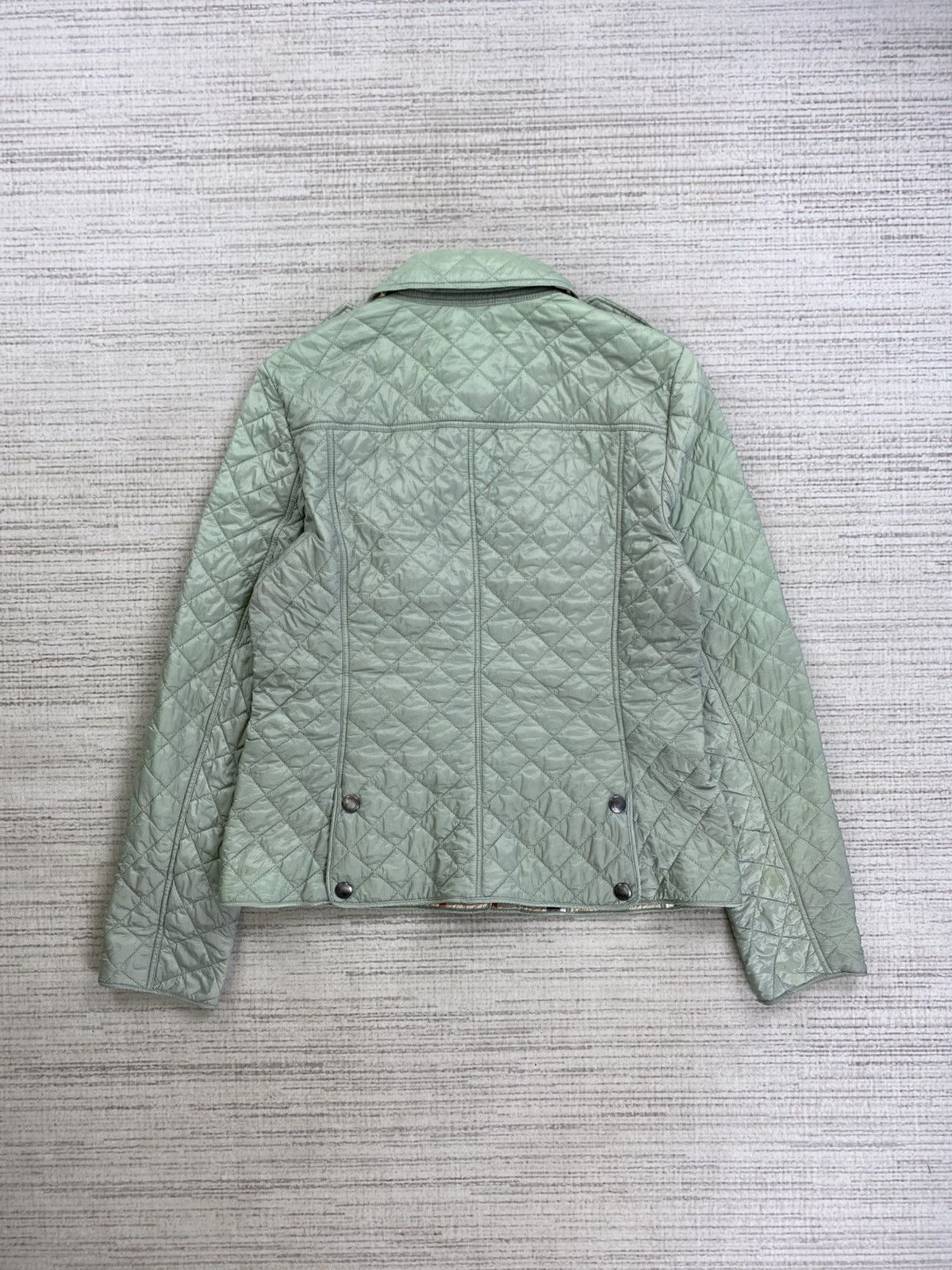 Burberry × Vintage Vintage Burberry Brit Nova Check Puffer Down Buttoned Jacket Size L / US 10 / IT 46 - 3 Thumbnail