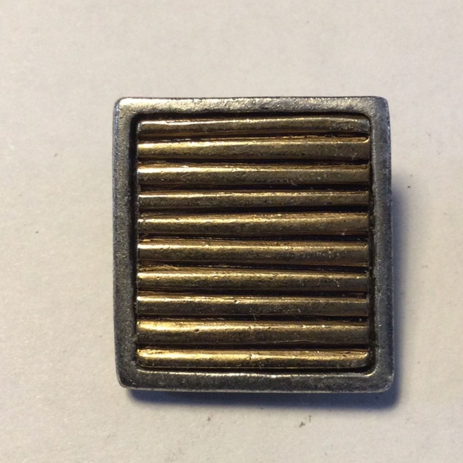 Other Chico's Vintage Gold & Silver Tone Square Clip-On Earrings Size ONE SIZE - 12 Thumbnail