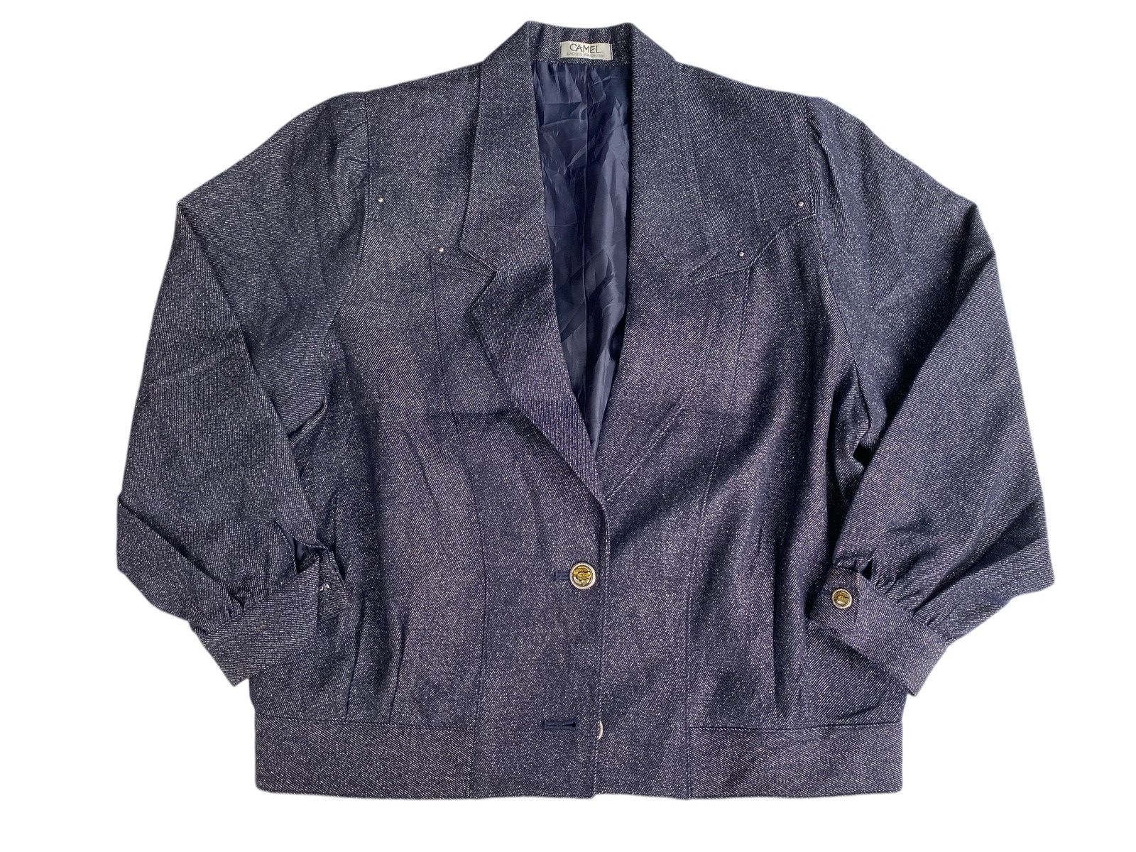 Camel × Vintage Vtg Camel Ladies Fashion Jacket Size L / US 10 / IT 46 - 2 Thumbnail