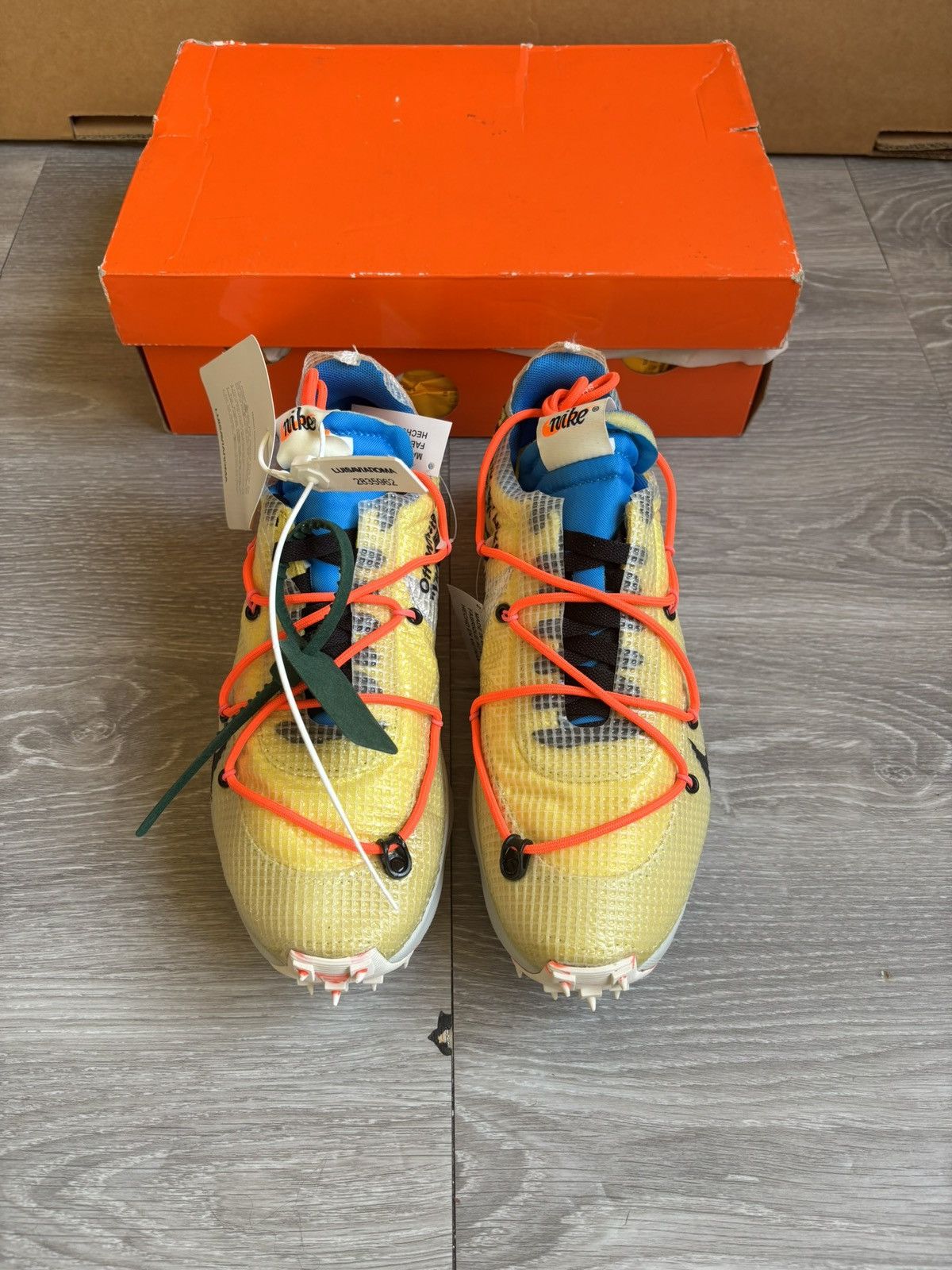 Nike × Off-White Nike Off White Tour Yellow Vapor Street Size US 7.5 / IT 37.5 - 3 Thumbnail