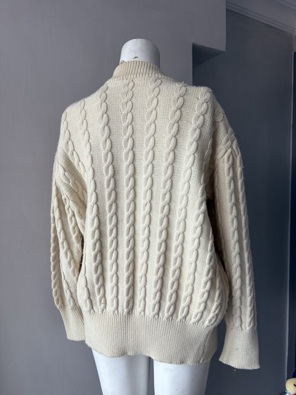 Vintage Vintage wool cardigan Size L / US 10 / IT 46 - 19 Thumbnail