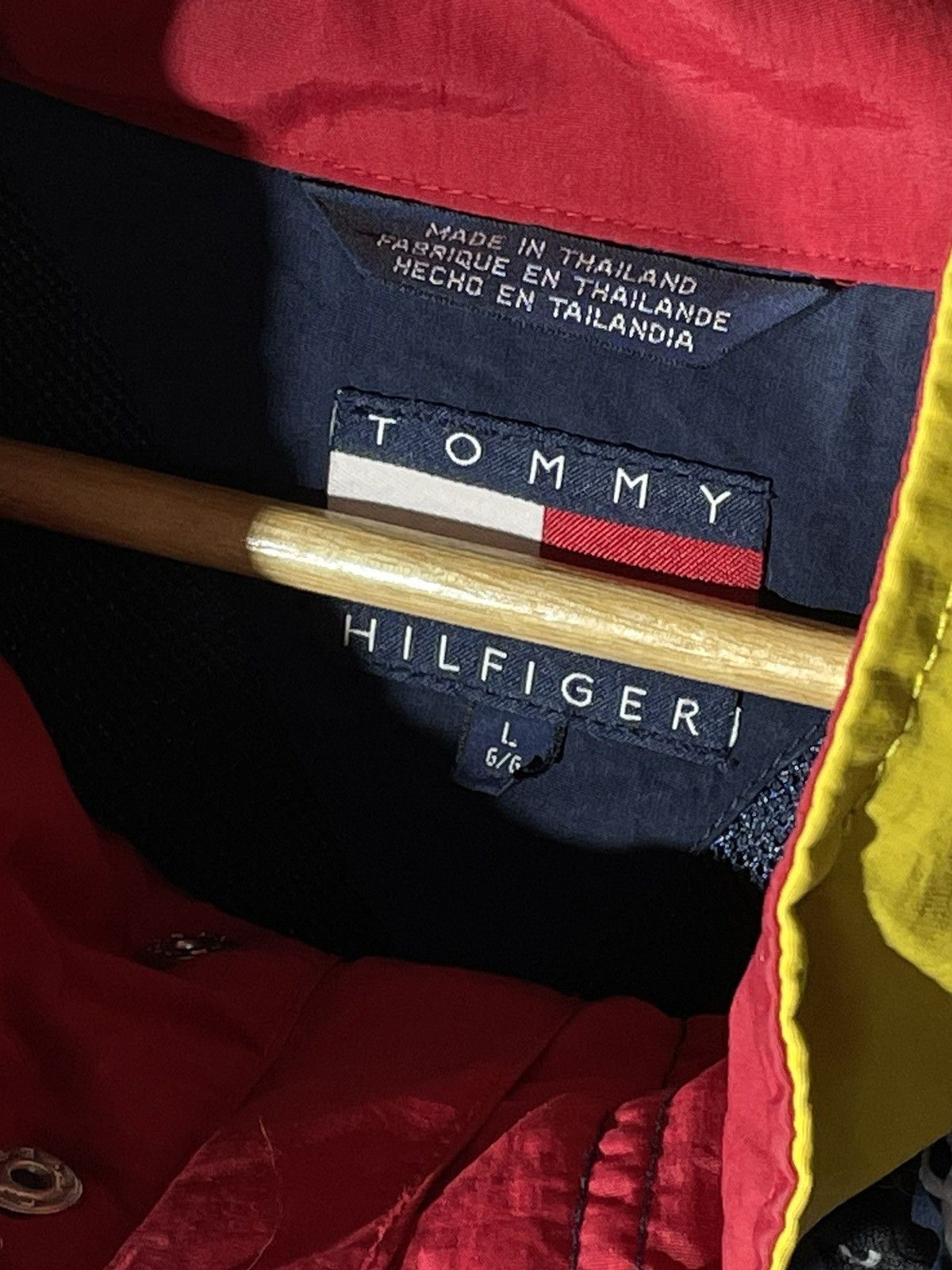 Tommy Hilfiger × Vintage Jacket Tommy Hilfiger Spell Out 90’s Vintage Size US L / EU 52-54 / 3 - 8 Thumbnail