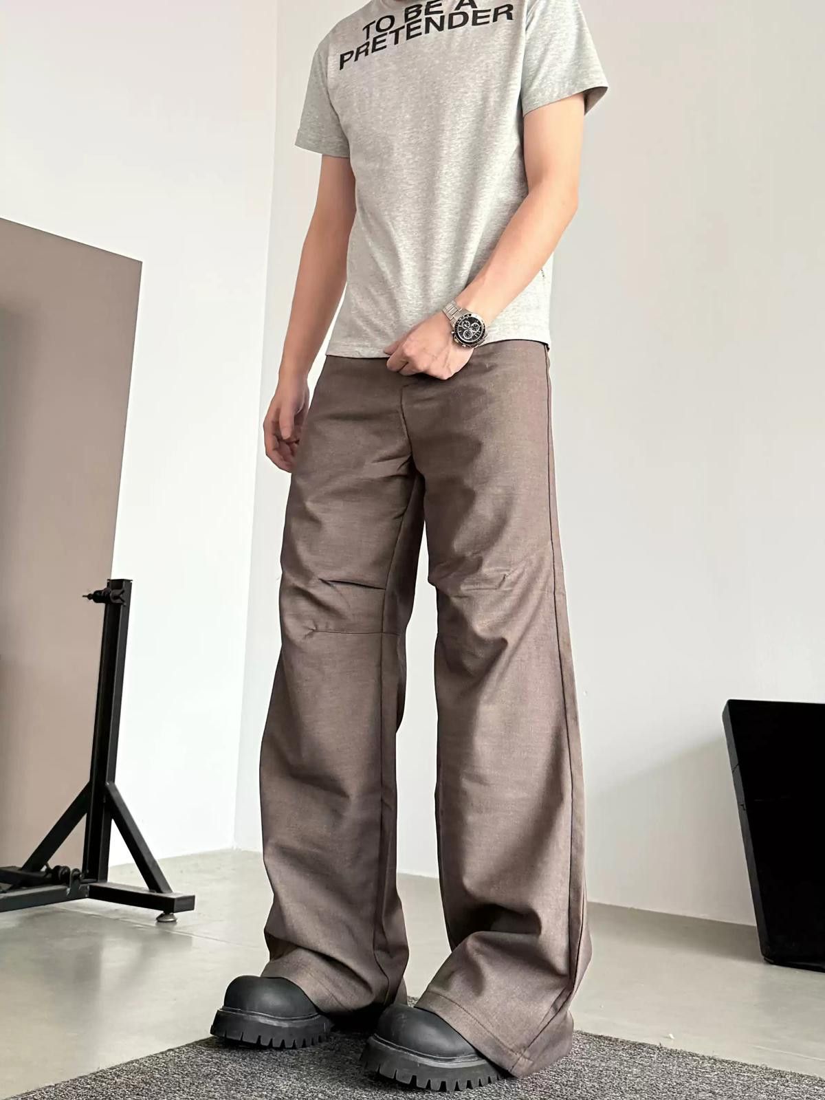 Other Wide-Leg Brown Pants Size US 32 / EU 48 - 3 Thumbnail