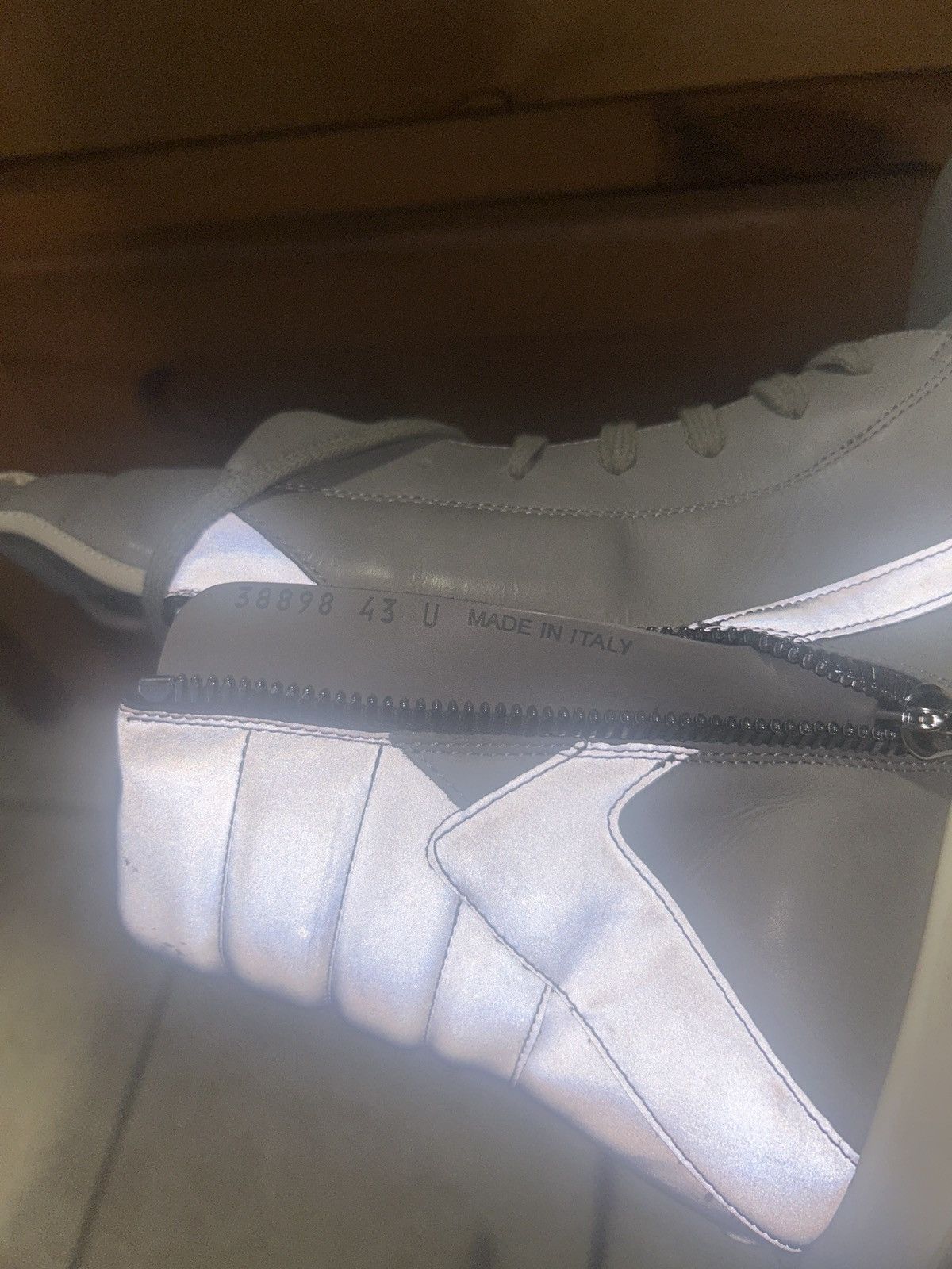 Rick Owens Rick Owens Geobasket Pearl Milk Reflective Size US 10 / EU 43 - 8 Thumbnail