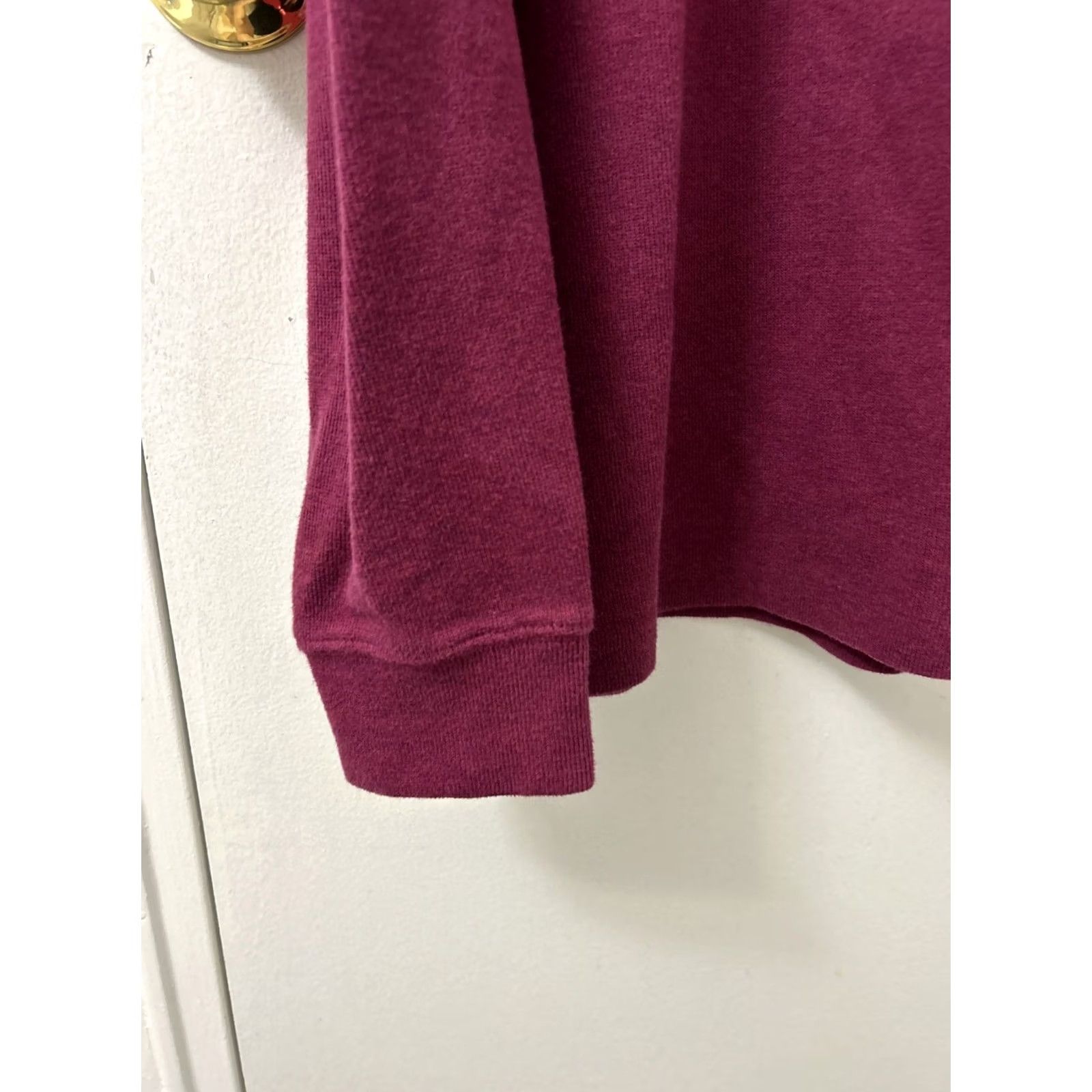 Ralph Lauren Polo Ralph Lauren Sweater Mens L Pink 1/4-Zip Pullover Cotton Knit Rib-Knit Pony Logo Embroidered Solid Long Sleeve Classic Fit Fall Winter Spring Size US L / EU 52-54 / 3 - 7 Thumbnail