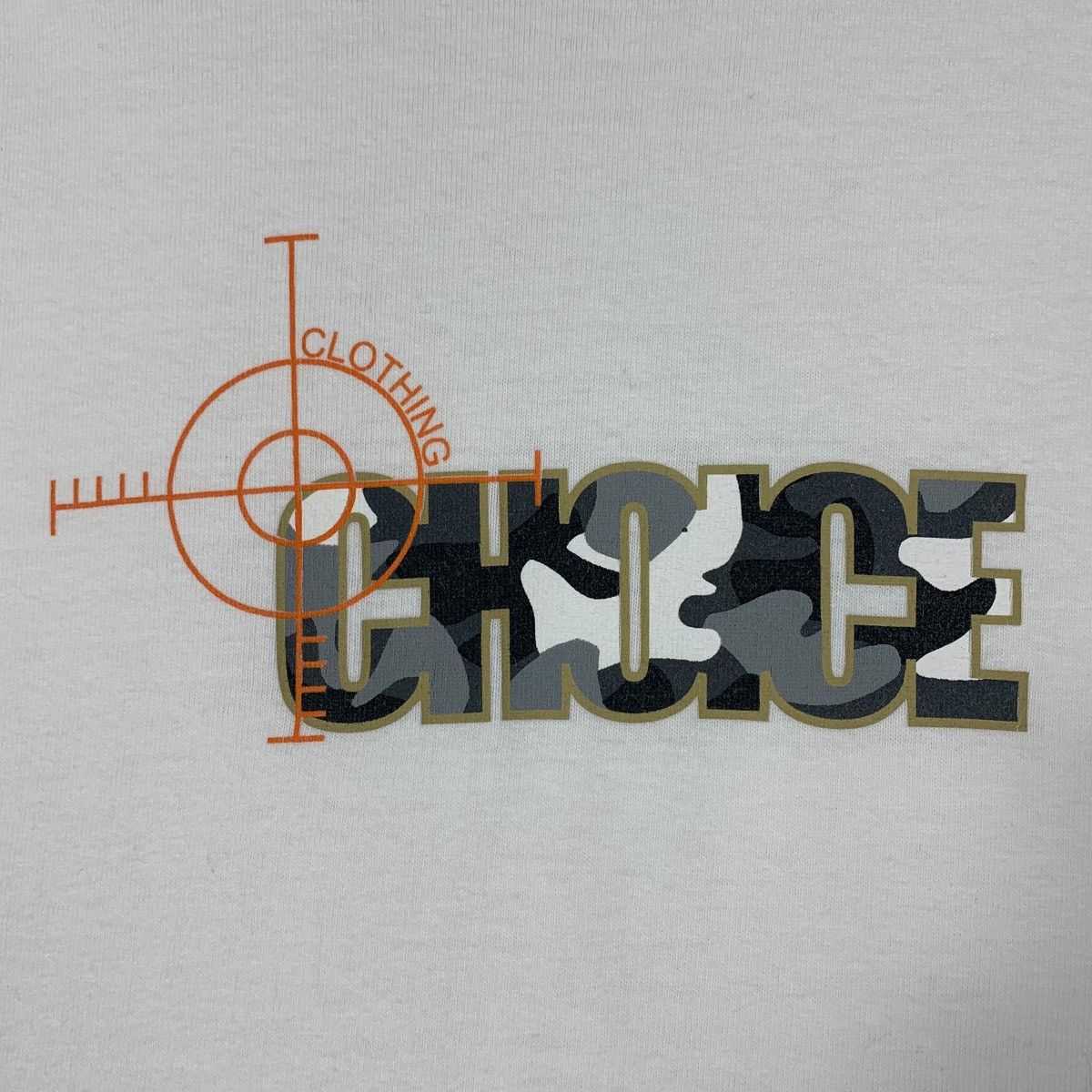 Japanese Brand × Vintage Vintage CHOICE clothing camouflaged printed tee Size US L / EU 52-54 / 3 - 9 Thumbnail