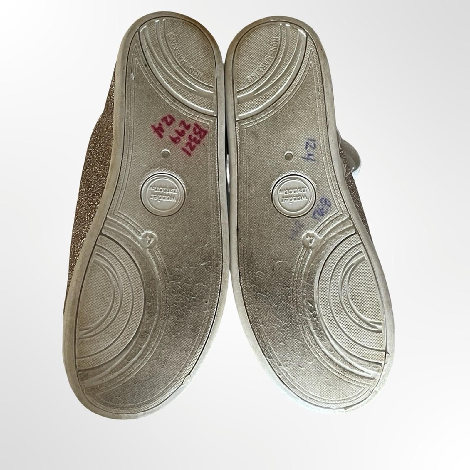 Other wonder nation Glitter Lace-Up Sneakers in Gold&White size 4 Size US 5 / EU 37 - 5 Thumbnail