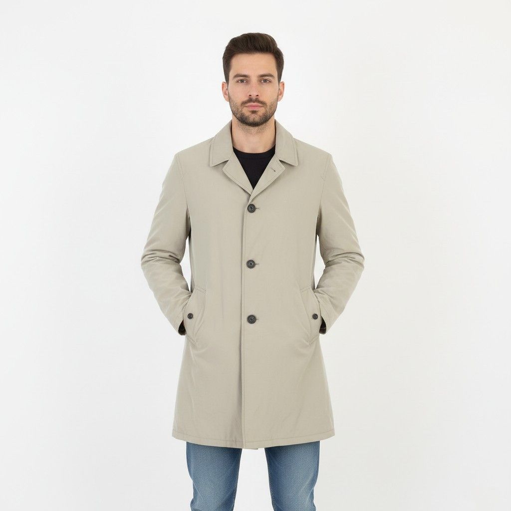 Bugatti Bugatti Men 40 50 M Coat Beige Vintage 2in1 Classic 3206 Size US M / EU 48-50 / 2 - 1 Thumbnail
