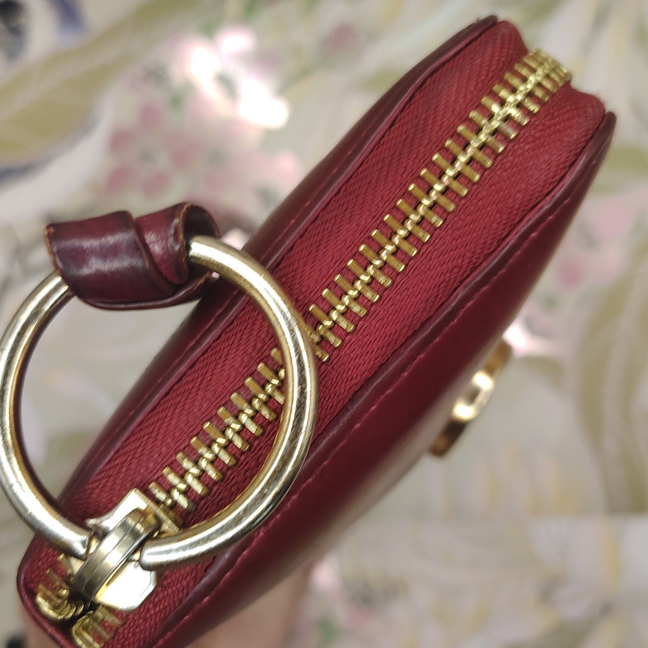 See by Chloe See by Chloe burgundy leather zip-around continental wallet Size ONE SIZE - 5 Thumbnail