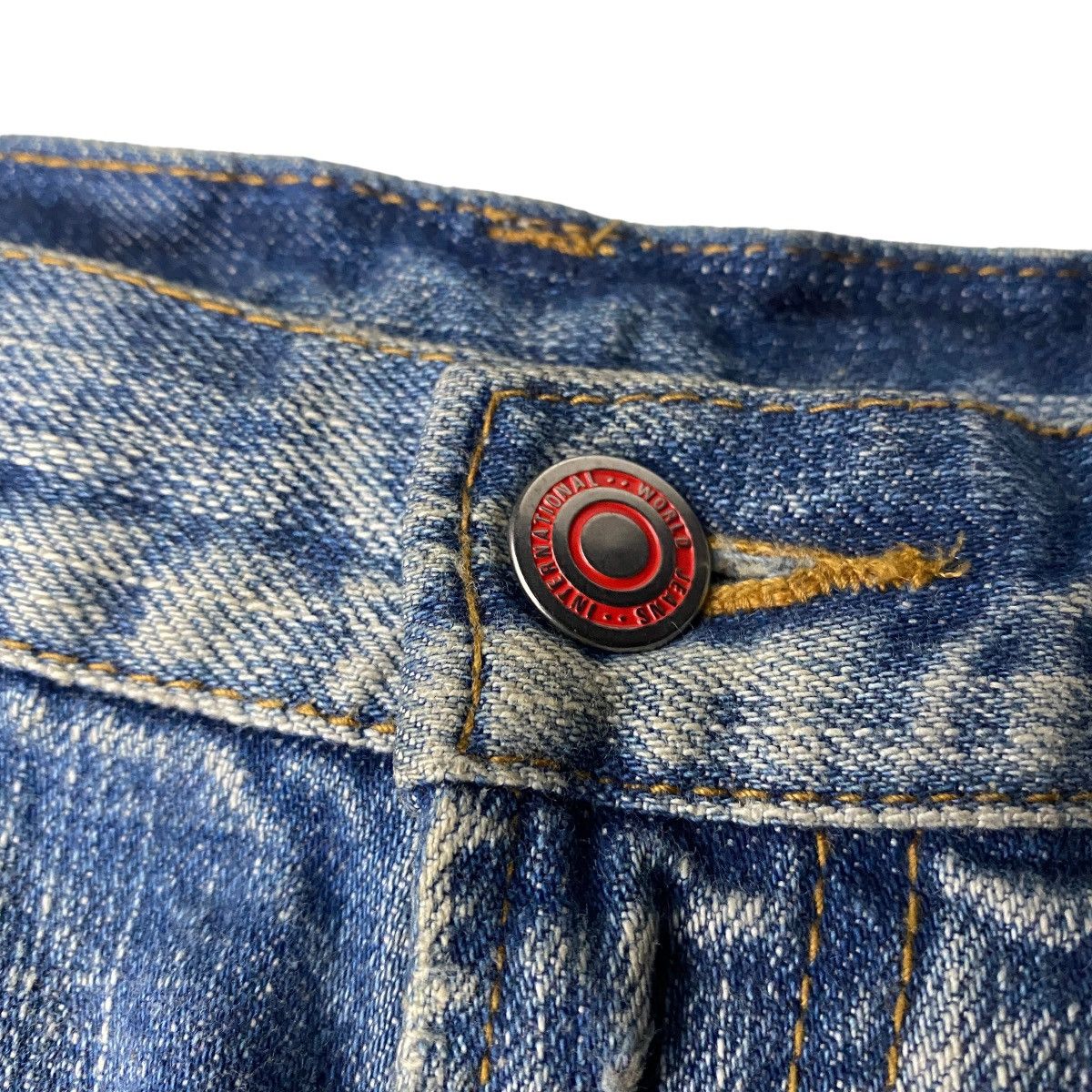 If Six Was Nine 2000's Uproar Flared Splatter Bootcut Jeans Size US 31 - 6 Thumbnail