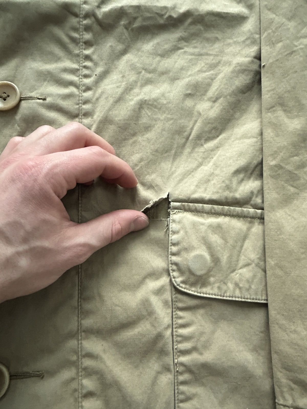 Polo Ralph Lauren Vintage 90s Polo Ralph Lauren Waxed Cotton Jacket Size US XL / EU 56 / 4 - 6 Thumbnail