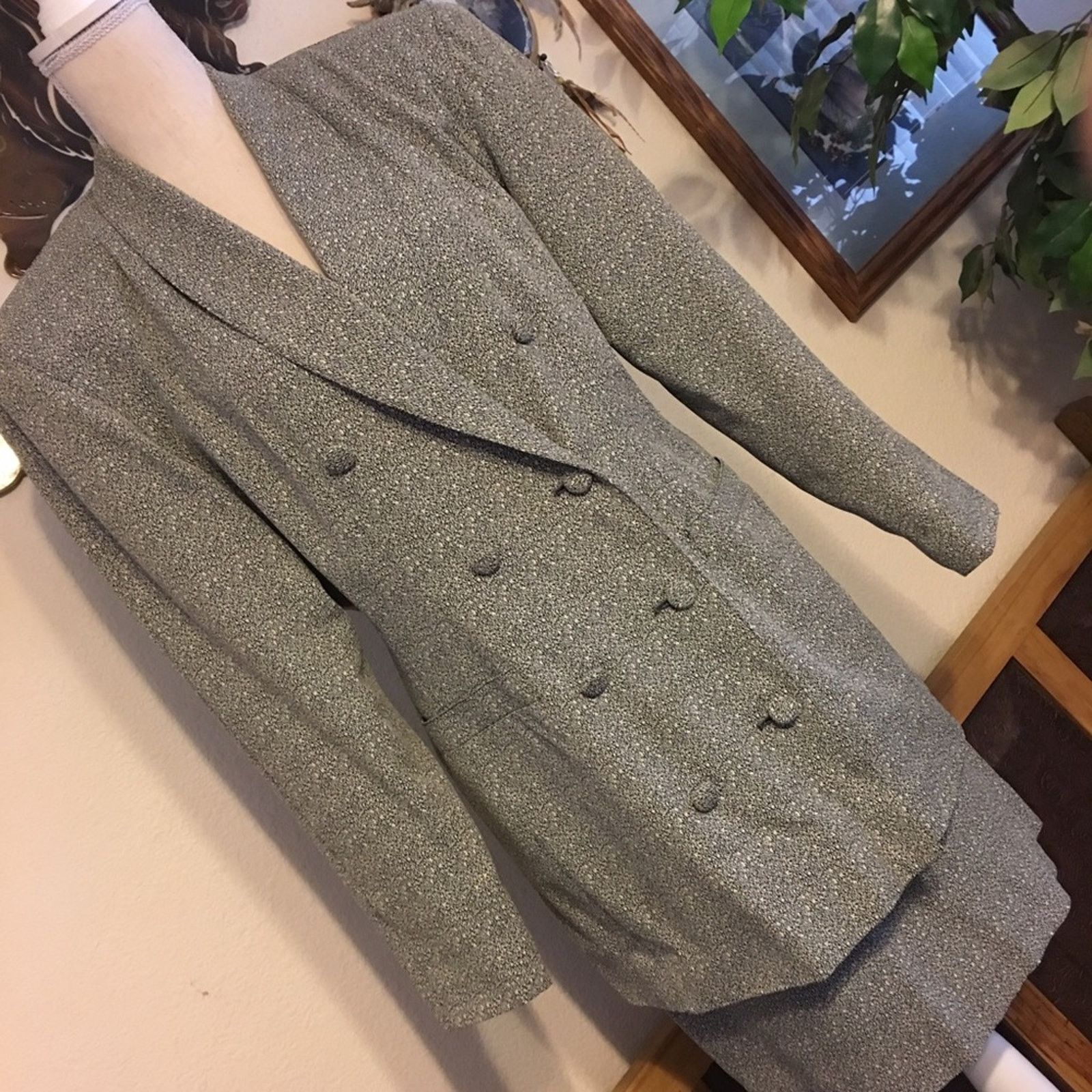 Casual Corner double breasted jacket skirt set 10