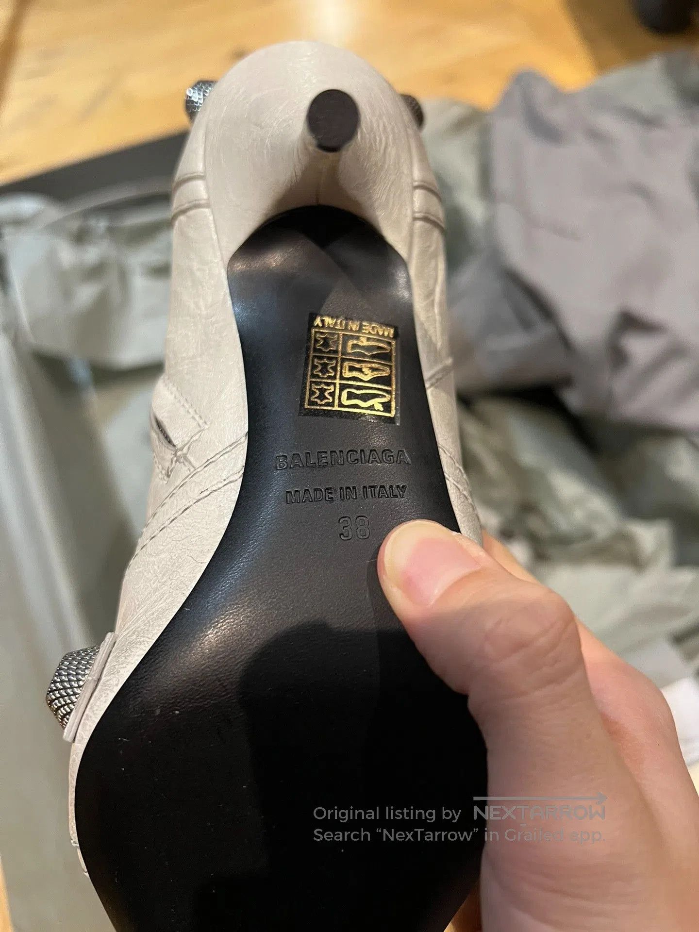 Balenciaga Balenciaga 2022 Runway White Motorcycle Boots. Size US 7 / IT 37 - 5 Thumbnail