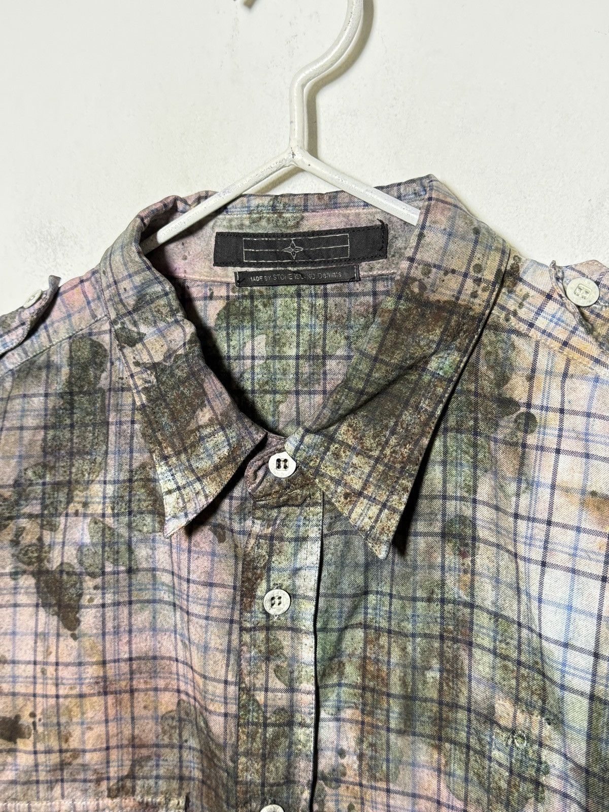 Stone Island stone island overdyed shirt Size US XL / EU 56 / 4 - 3 Thumbnail