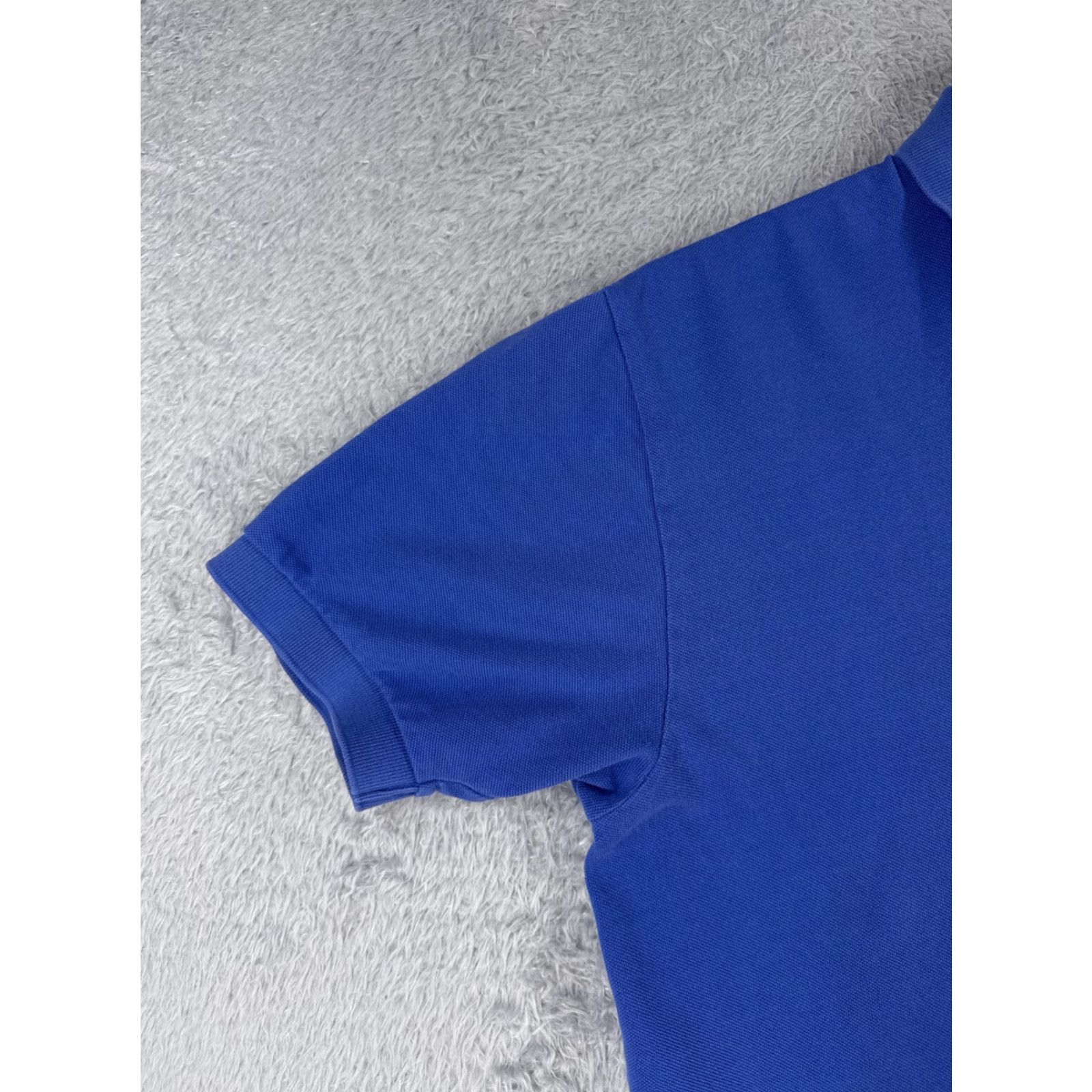 Ralph Lauren VINTAGE Ralph Lauren Polo Shirt Men L Blue 100% Cotton Short Sleeve Slim Fit Logo Embroidered Casual Mens Size US L / EU 52-54 / 3 - 3 Thumbnail