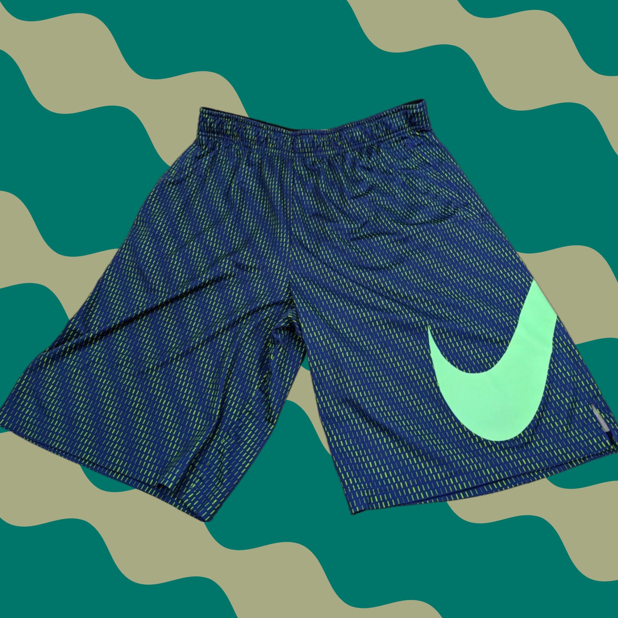 Nike NIKE Fly Sonic Dri-Fit Athletic Shorts Training Shorts Mens XL Blue Green Athletic 848790 Size US 36 / EU 52 - 1 Thumbnail