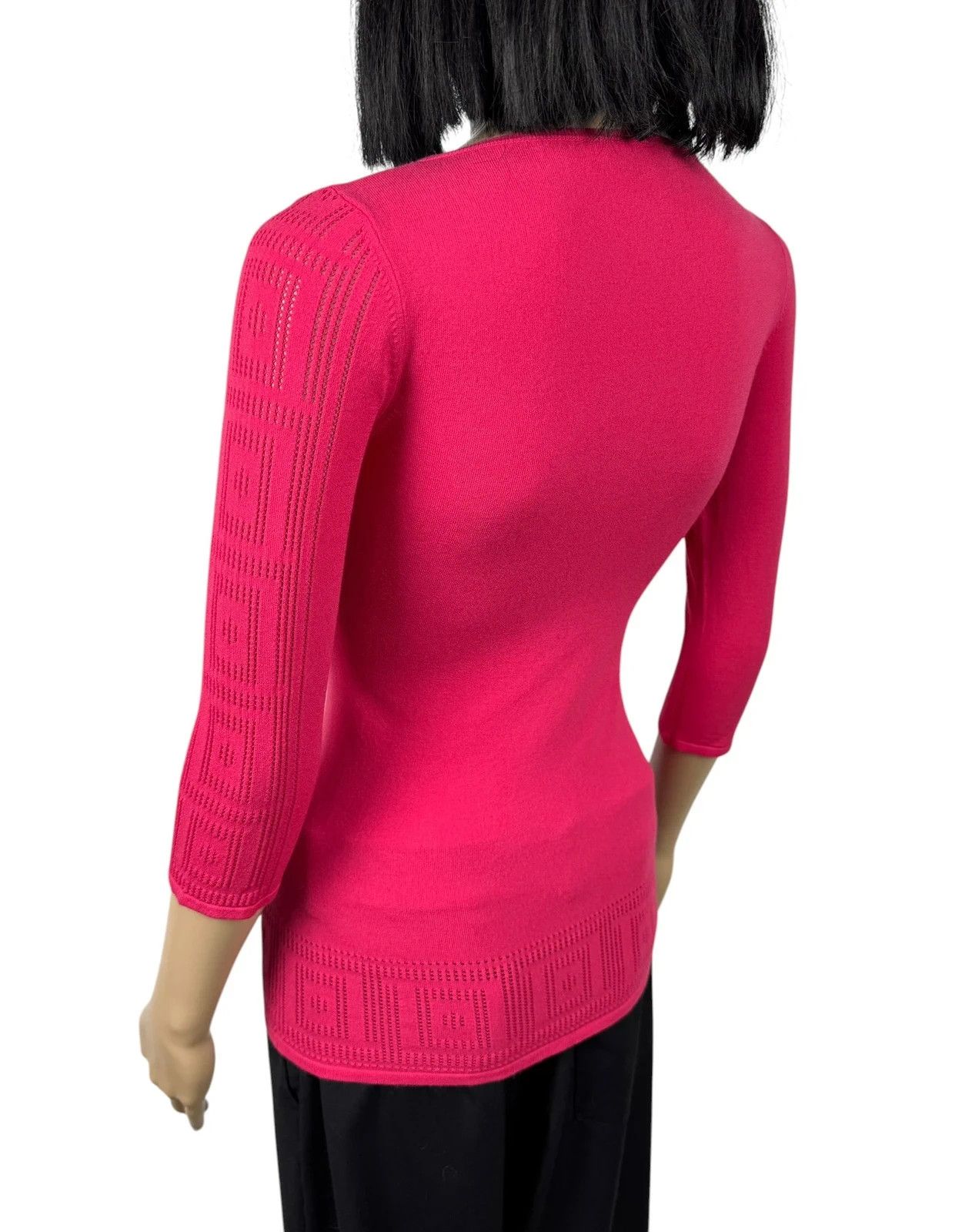 Versace Versace Collection Top 3/4 Sleeve Viscose Size S / US 4 / IT 40 - 8 Thumbnail