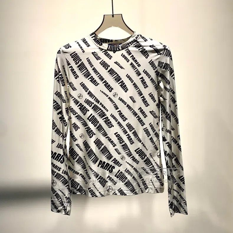 Louis Vuitton Louis Vuitton Printed full-print undershirt long sleeves Size S / US 4 / IT 40 - 1 Thumbnail