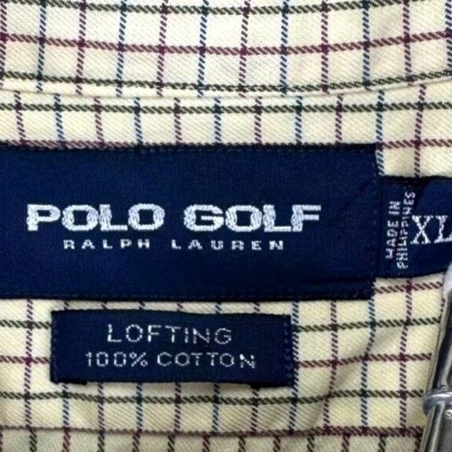 Ralph Lauren Polo Ralph Lauren Shirt Mens XL Beige Plaid Button-Up Short Sleeve Pocket Classic Comfort Lofts Lofting Golf Casual Business Nations? Size US XL / EU 56 / 4 - 4 Thumbnail