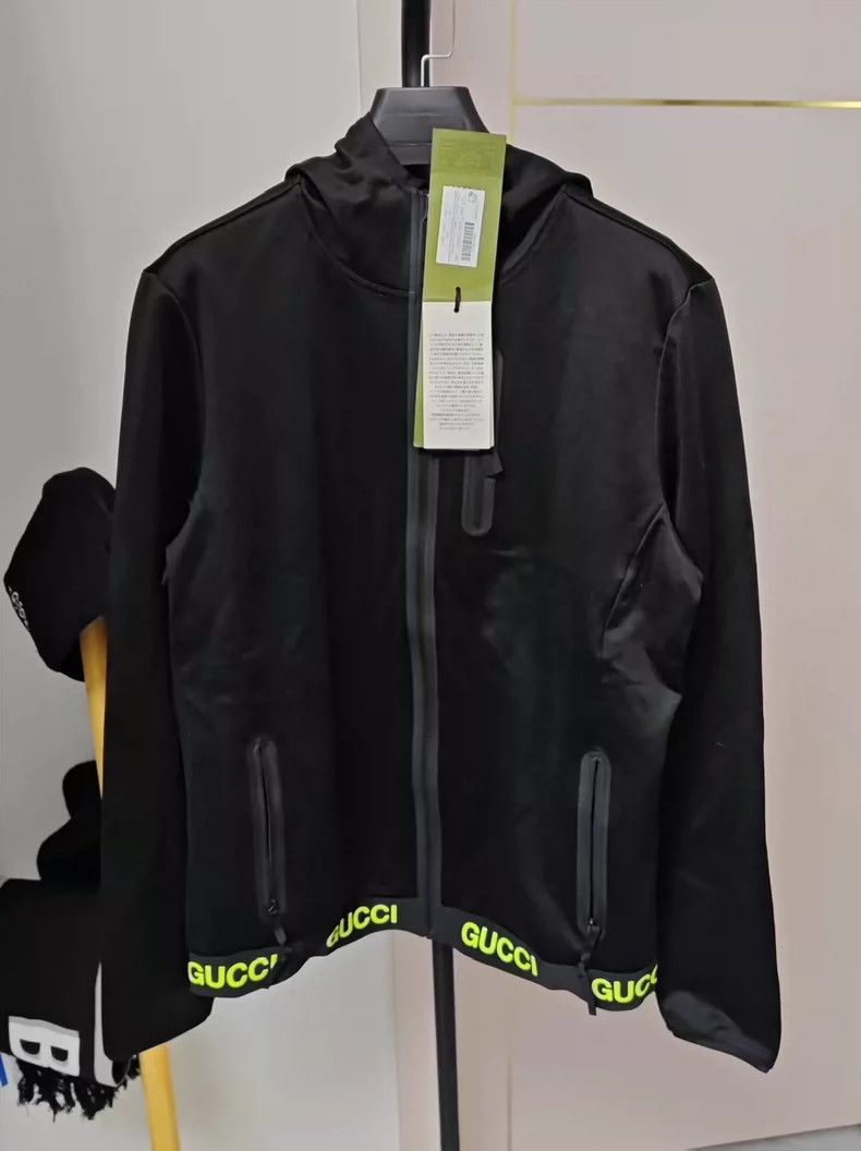 Gucci Gucci Logo Zip Jacket for Men-dmc Size US XL / EU 56 / 4 - 1 Thumbnail