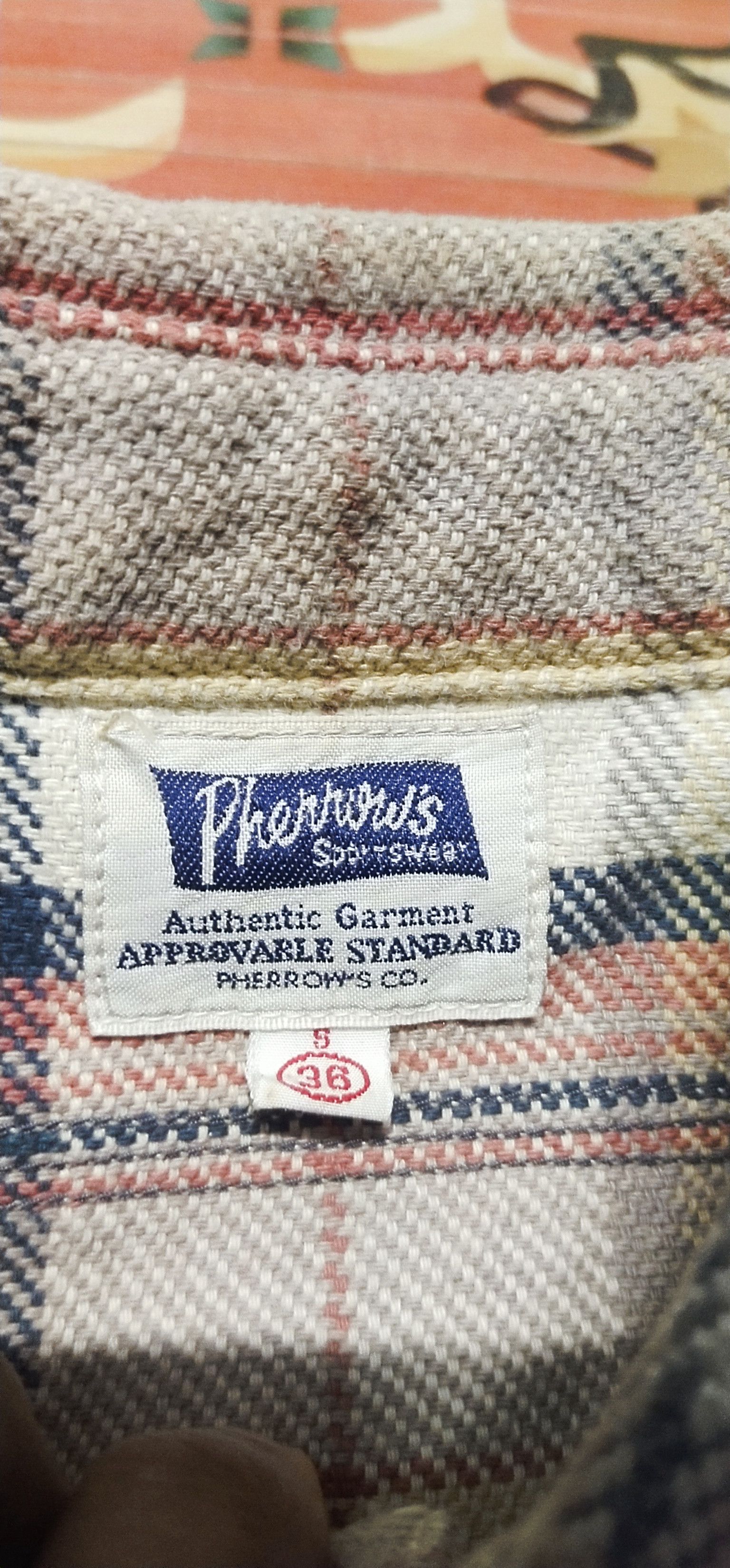 Japanese Brand Final Drop Vintage Pherrows Workers Shirt Button S Size US S / EU 44-46 / 1 - 9 Thumbnail