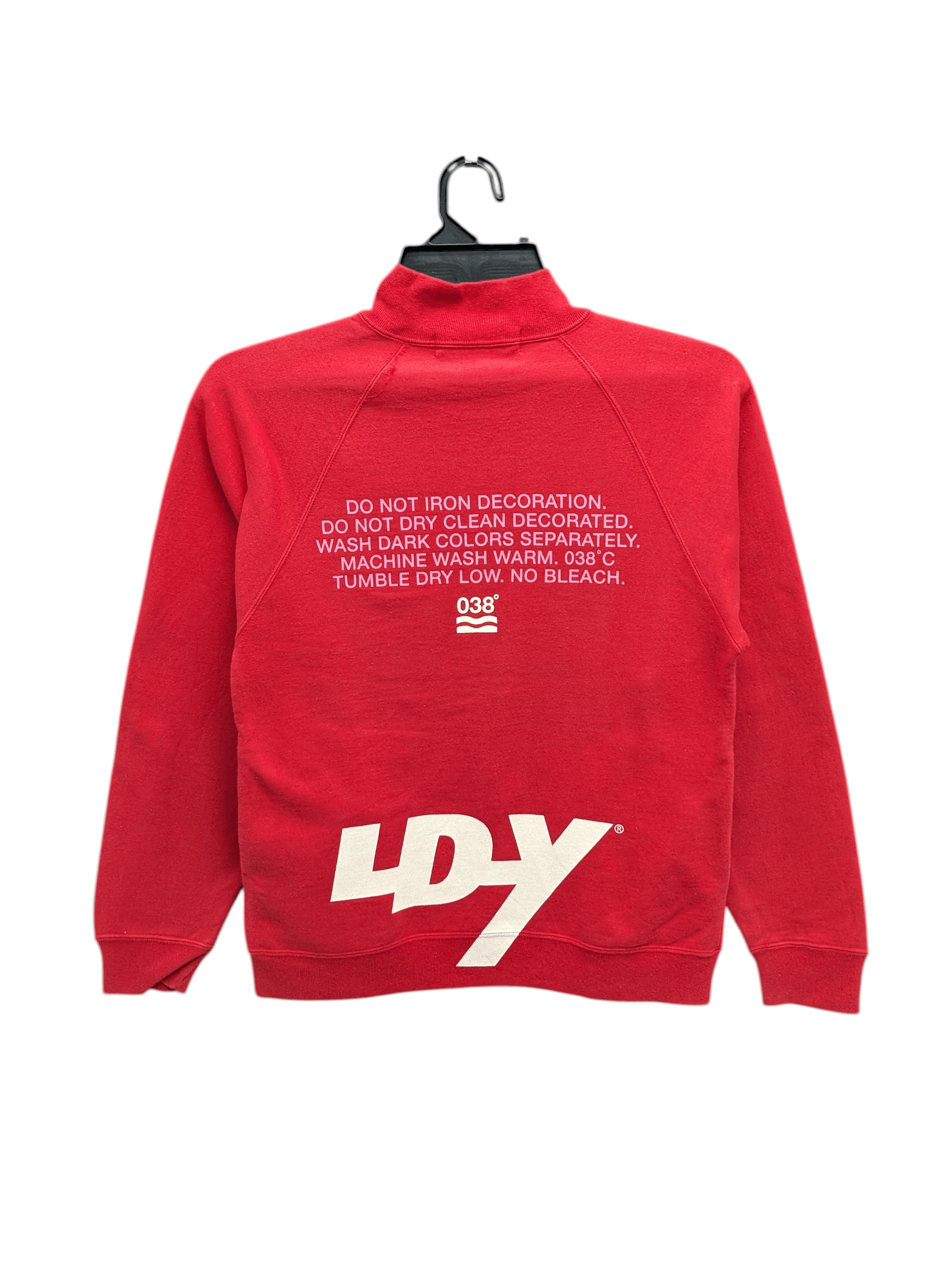 Japanese Brand Vintage Laundrt 038° LDY Logo Mock-Neck Full-Zip Sweatshirt Size US S / EU 44-46 / 1 - 1 Thumbnail