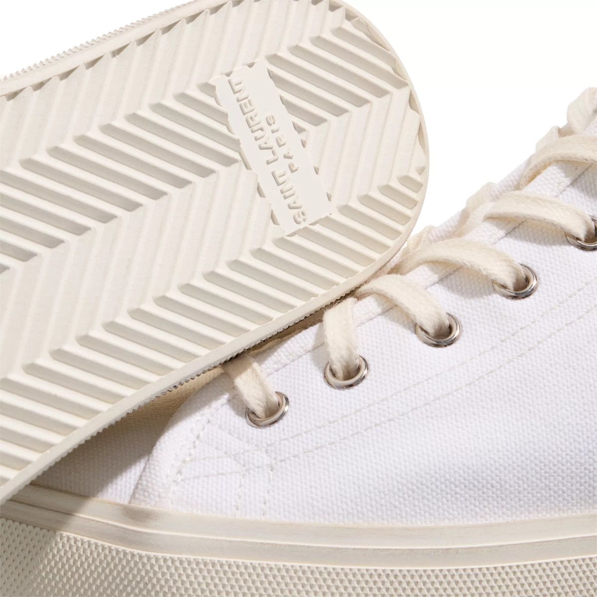 Saint Laurent Paris o1bcso1str0125 Sneaker in White Size US 6 / EU 39 - 4 Thumbnail