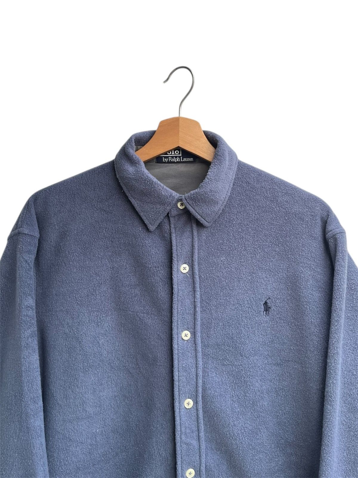 Polo Ralph Lauren × Ralph Lauren Polo Ralph Lauren Fleece Button Up Shirt Size US L / EU 52-54 / 3 - 7 Thumbnail