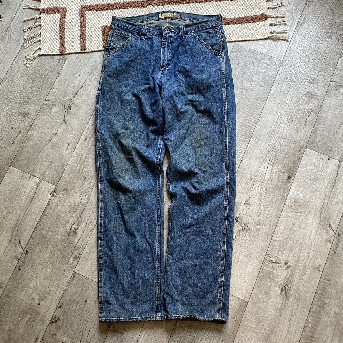 Lee VINTAGE LEE CARPENTER USED MEXICO JEANS Size US 33 - 2 Thumbnail